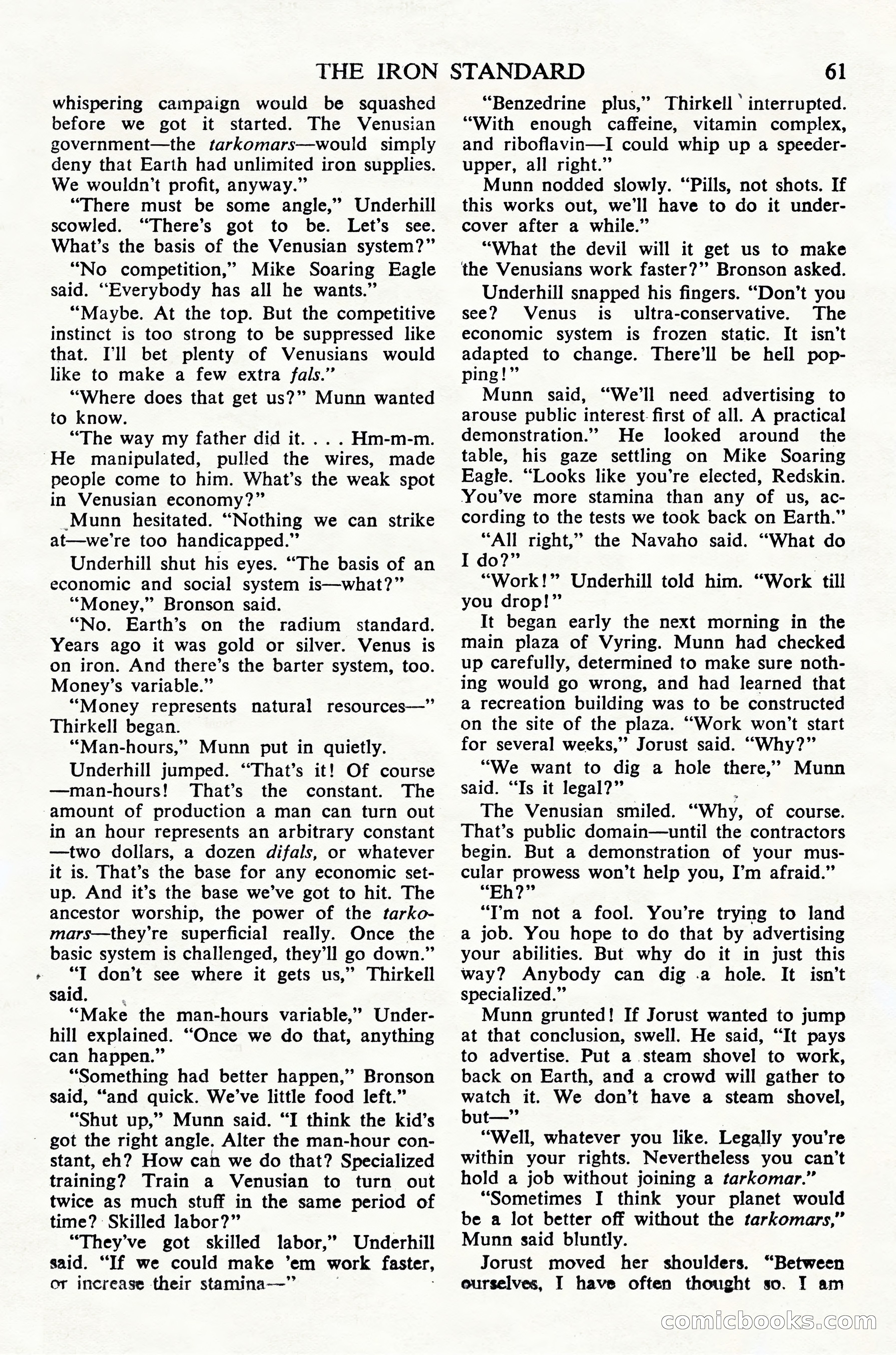 Astounding Science Fiction, British Edition — page 63 of 68