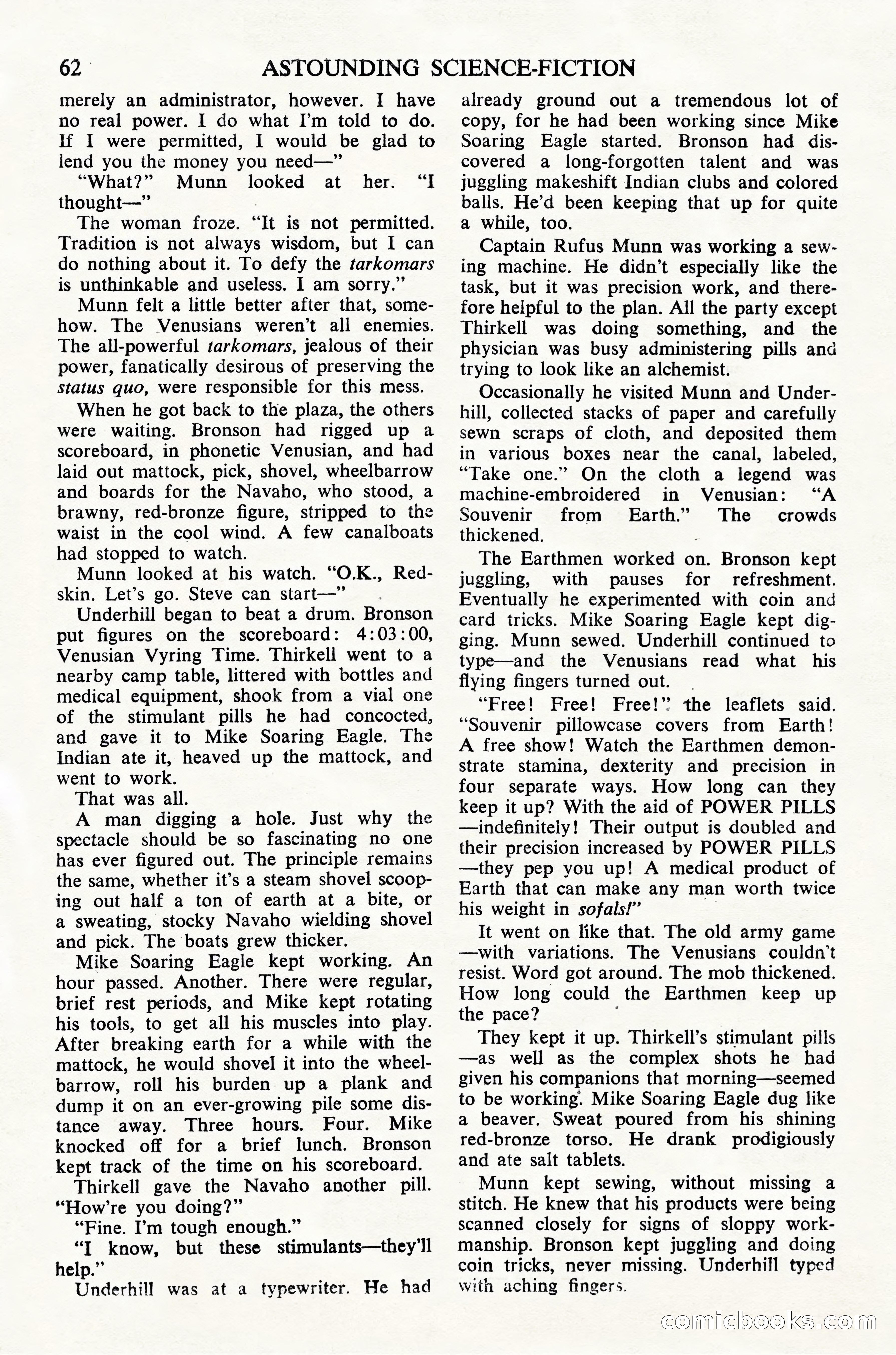 Astounding Science Fiction, British Edition — page 64 of 68