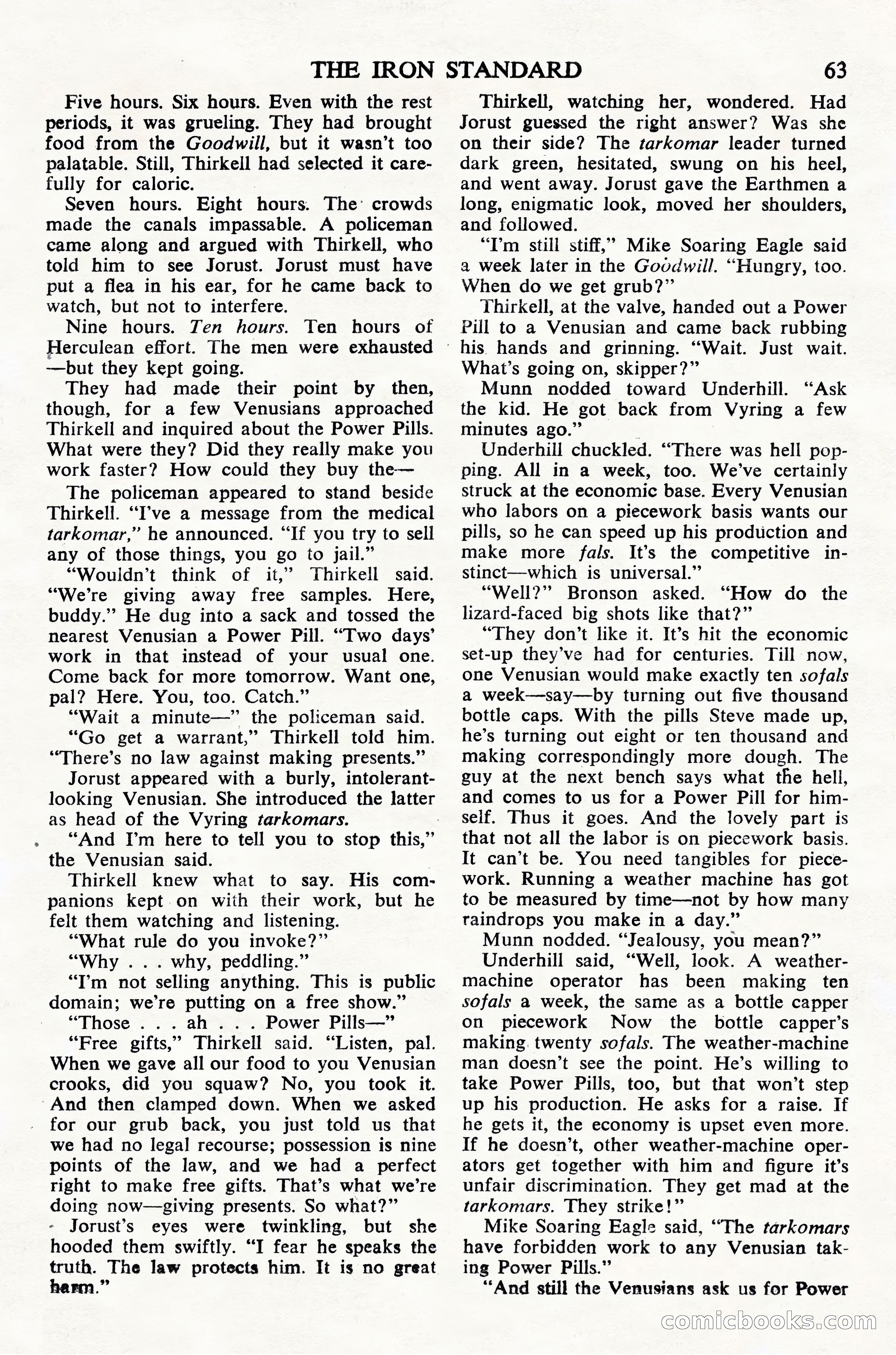 Astounding Science Fiction, British Edition — page 65 of 68