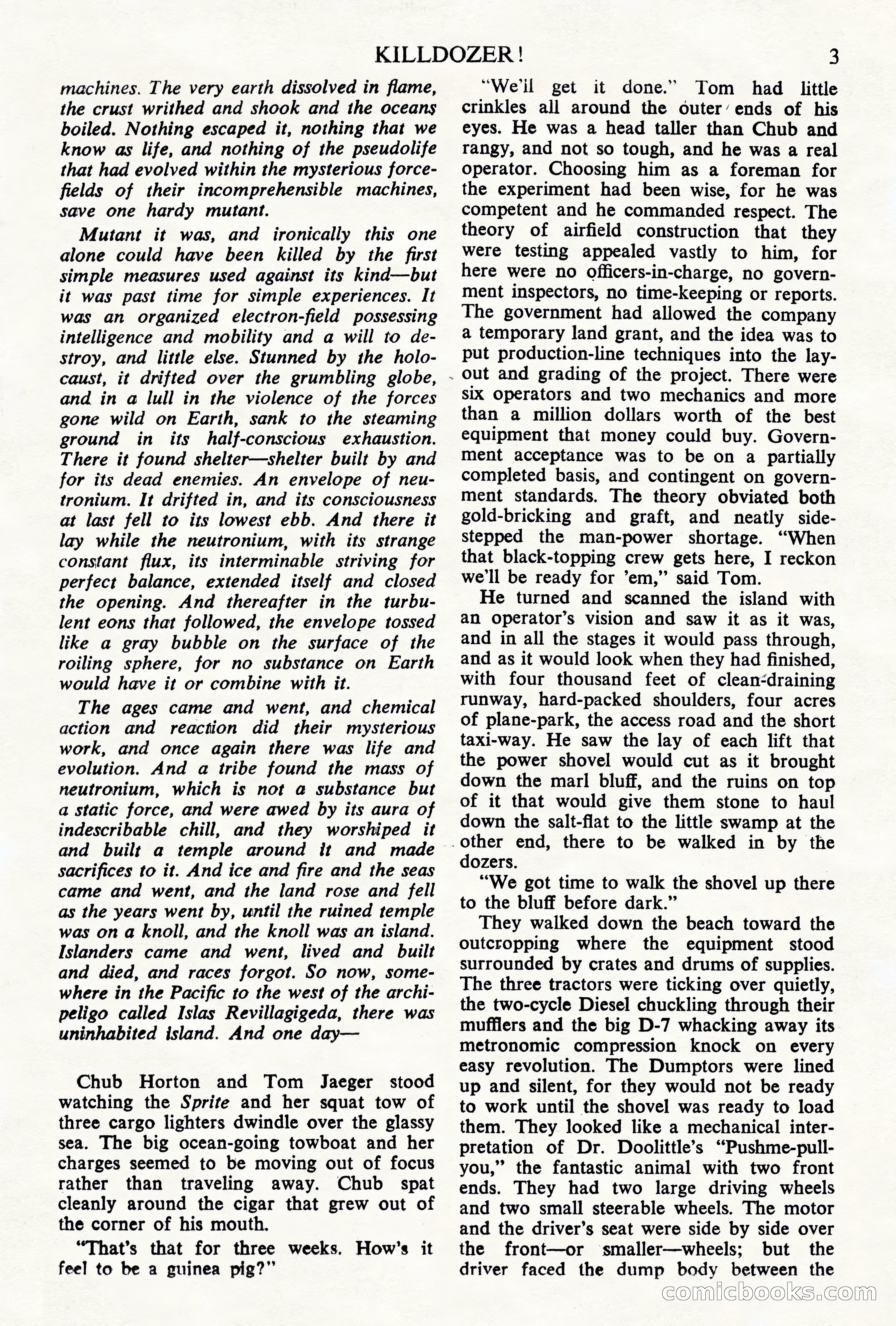 Astounding Science Fiction, British Edition, May 1945 — page 5 of 68