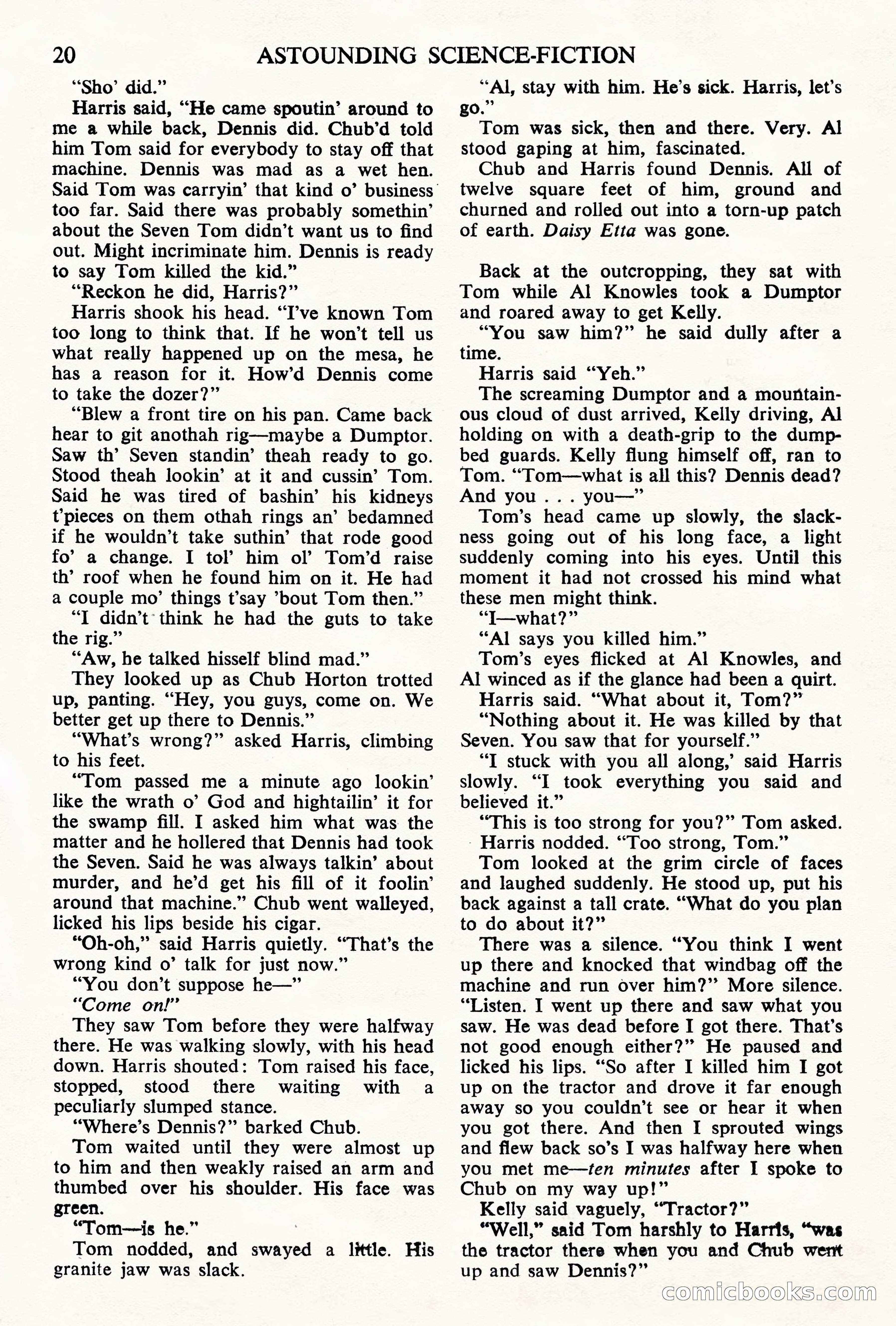 Astounding Science Fiction, British Edition, May 1945 — page 22 of 68