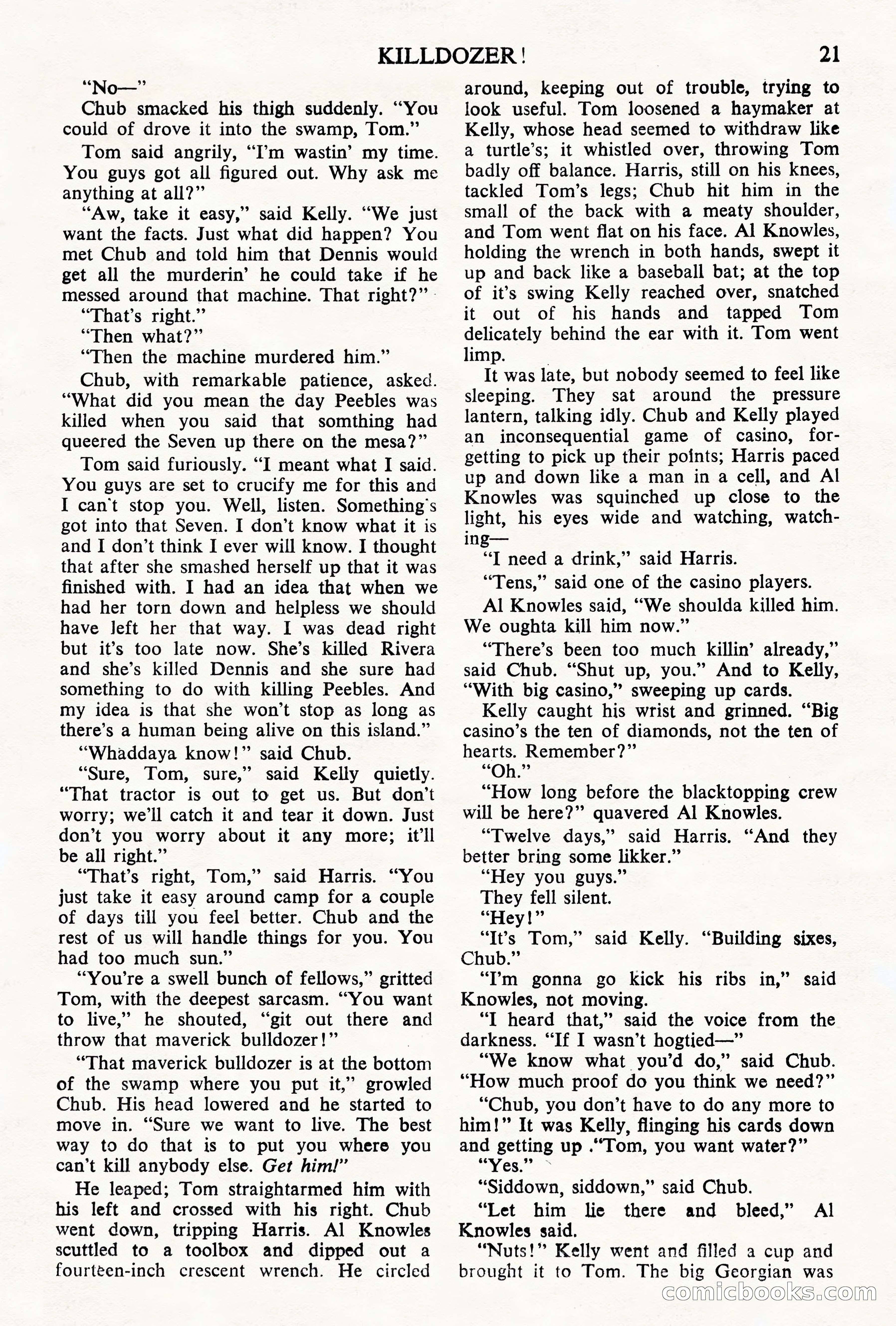 Astounding Science Fiction, British Edition, May 1945 — page 23 of 68
