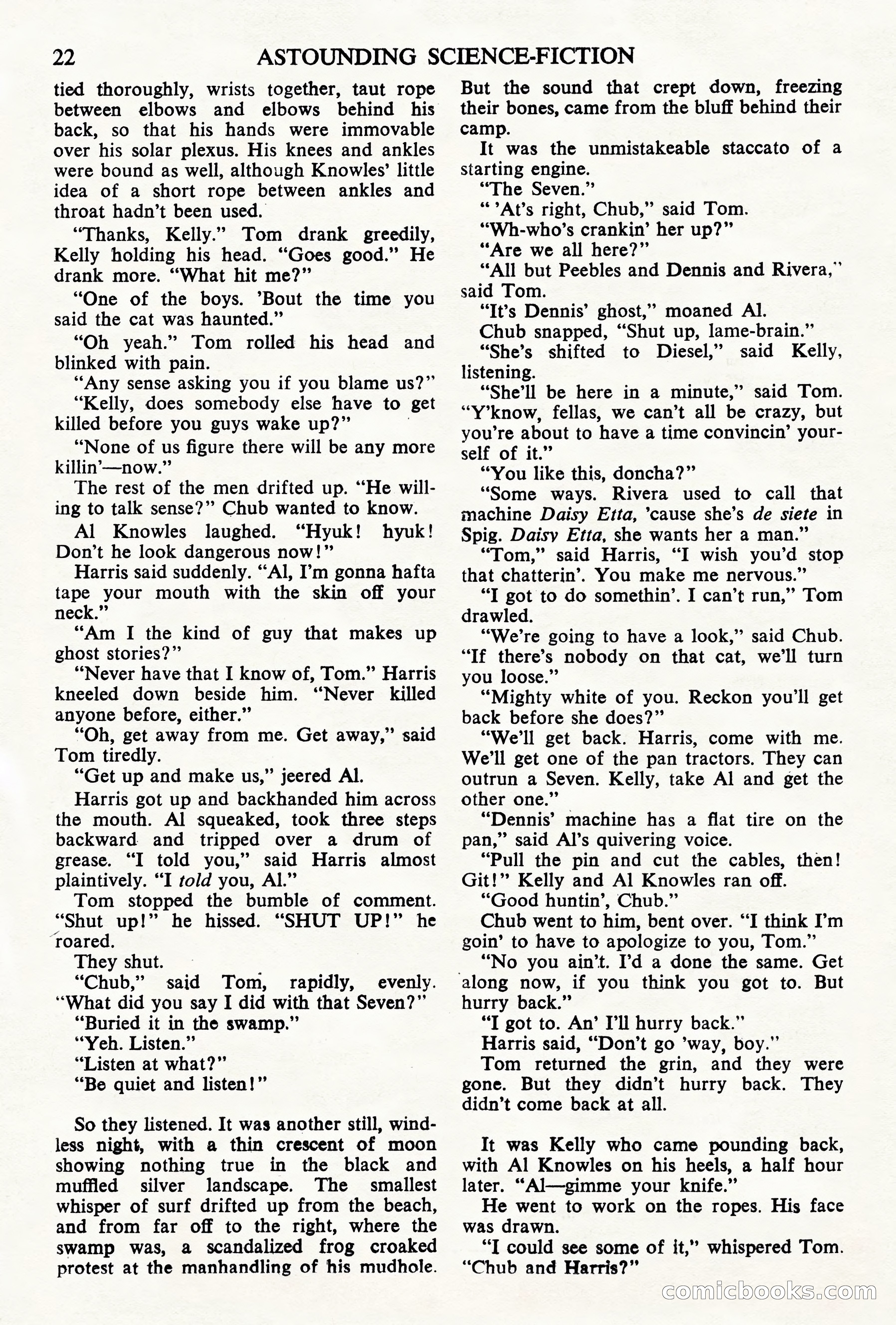 Astounding Science Fiction, British Edition, May 1945 — page 24 of 68
