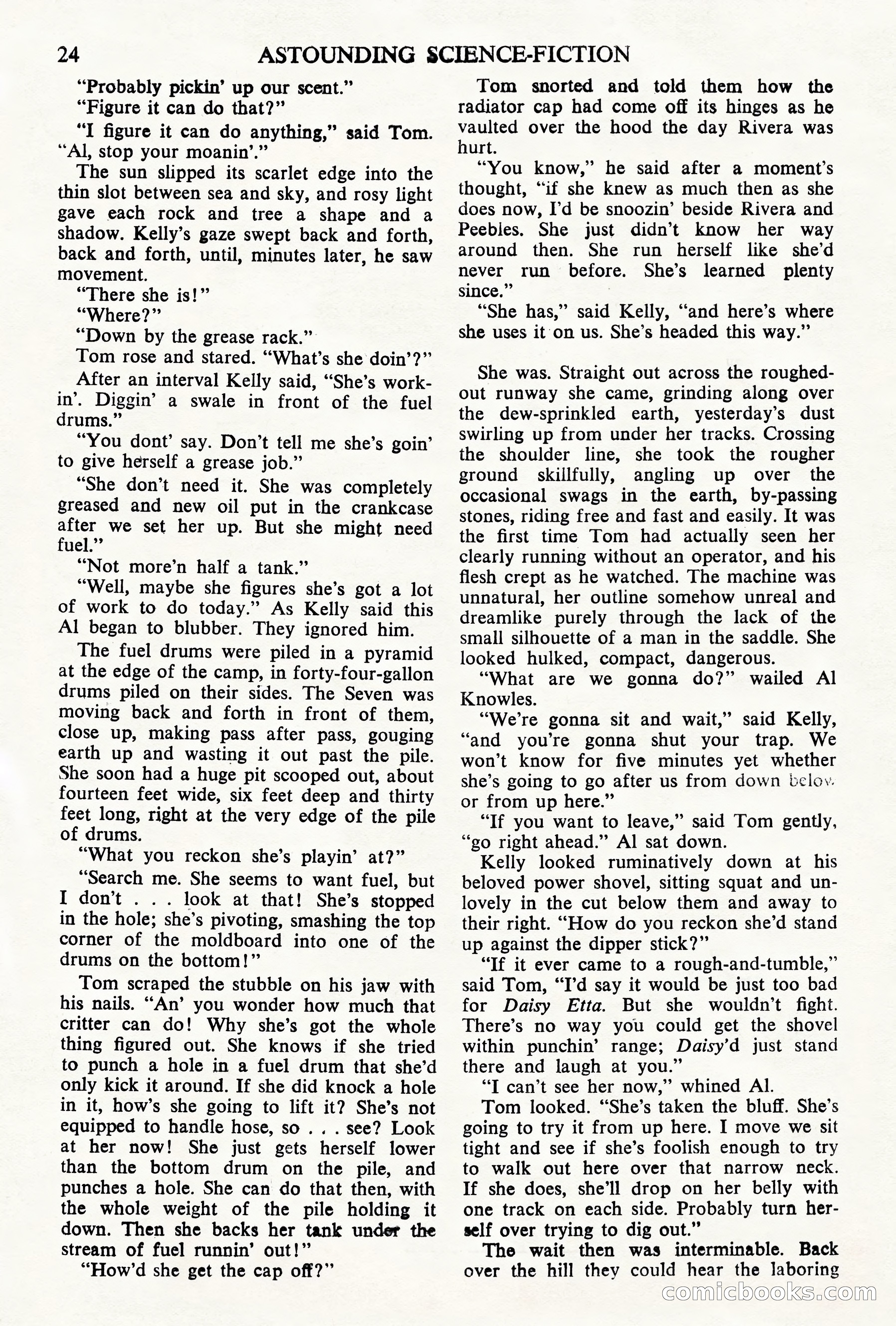 Astounding Science Fiction, British Edition, May 1945 — page 26 of 68