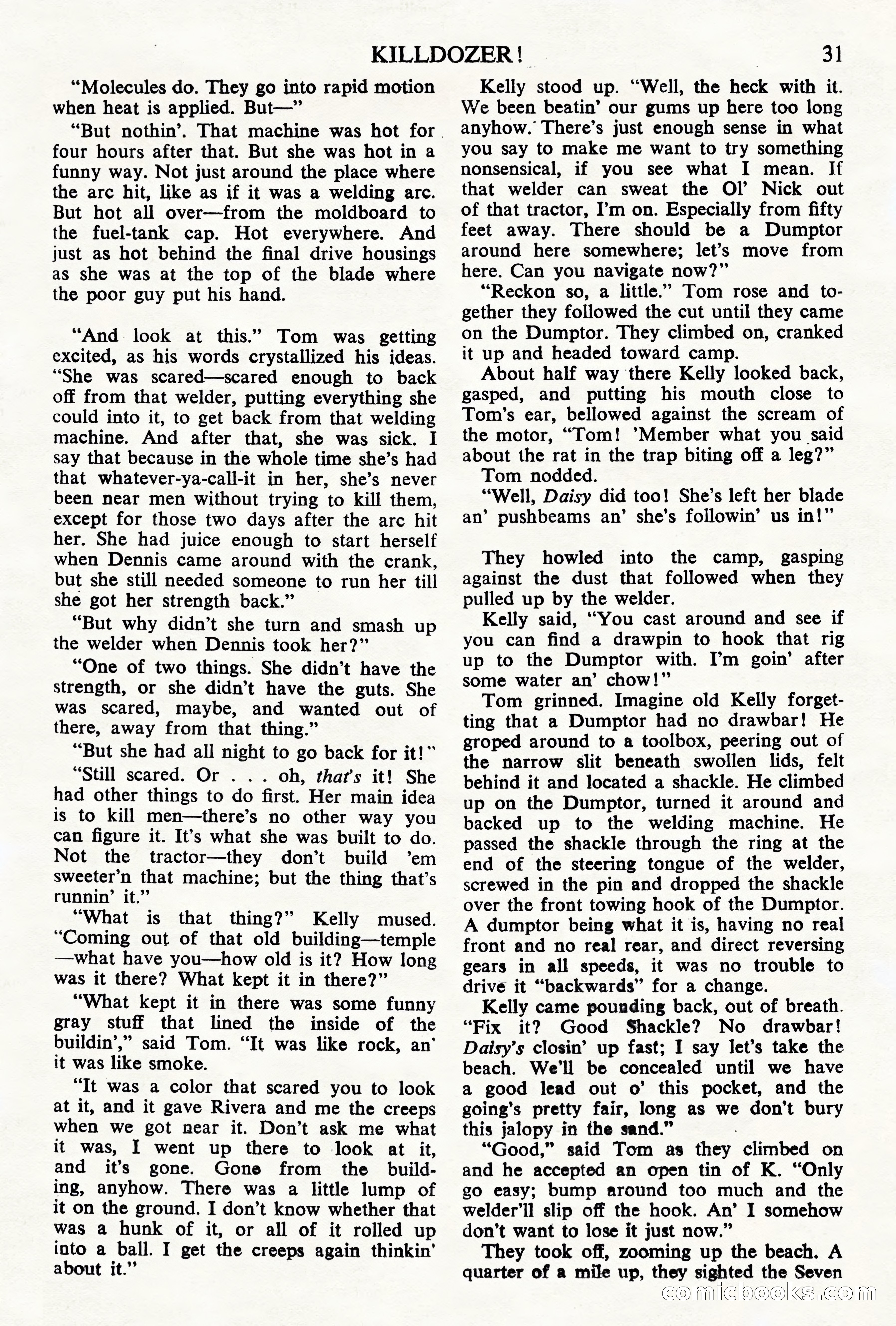 Astounding Science Fiction, British Edition, May 1945 — page 33 of 68
