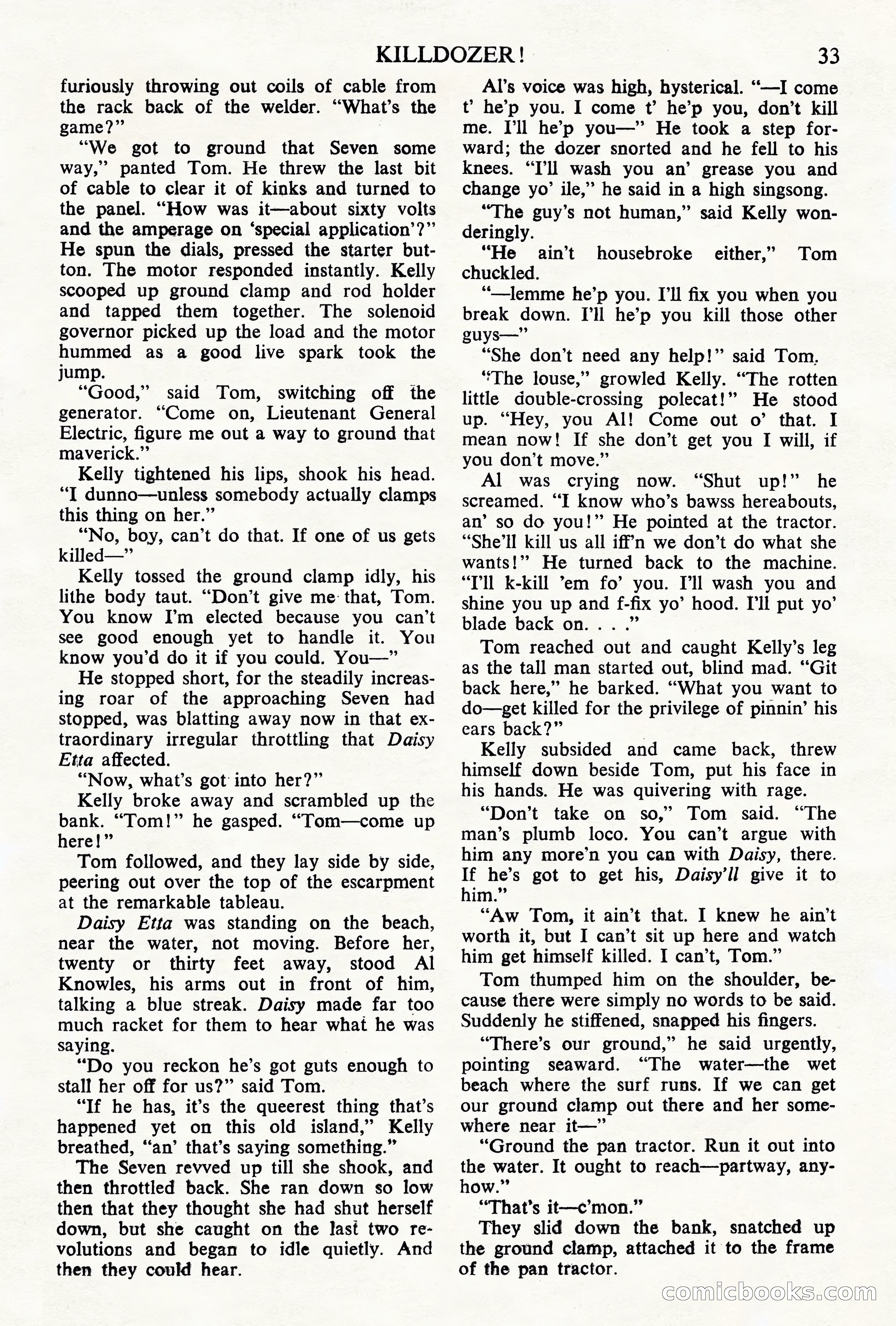 Astounding Science Fiction, British Edition, May 1945 — page 35 of 68
