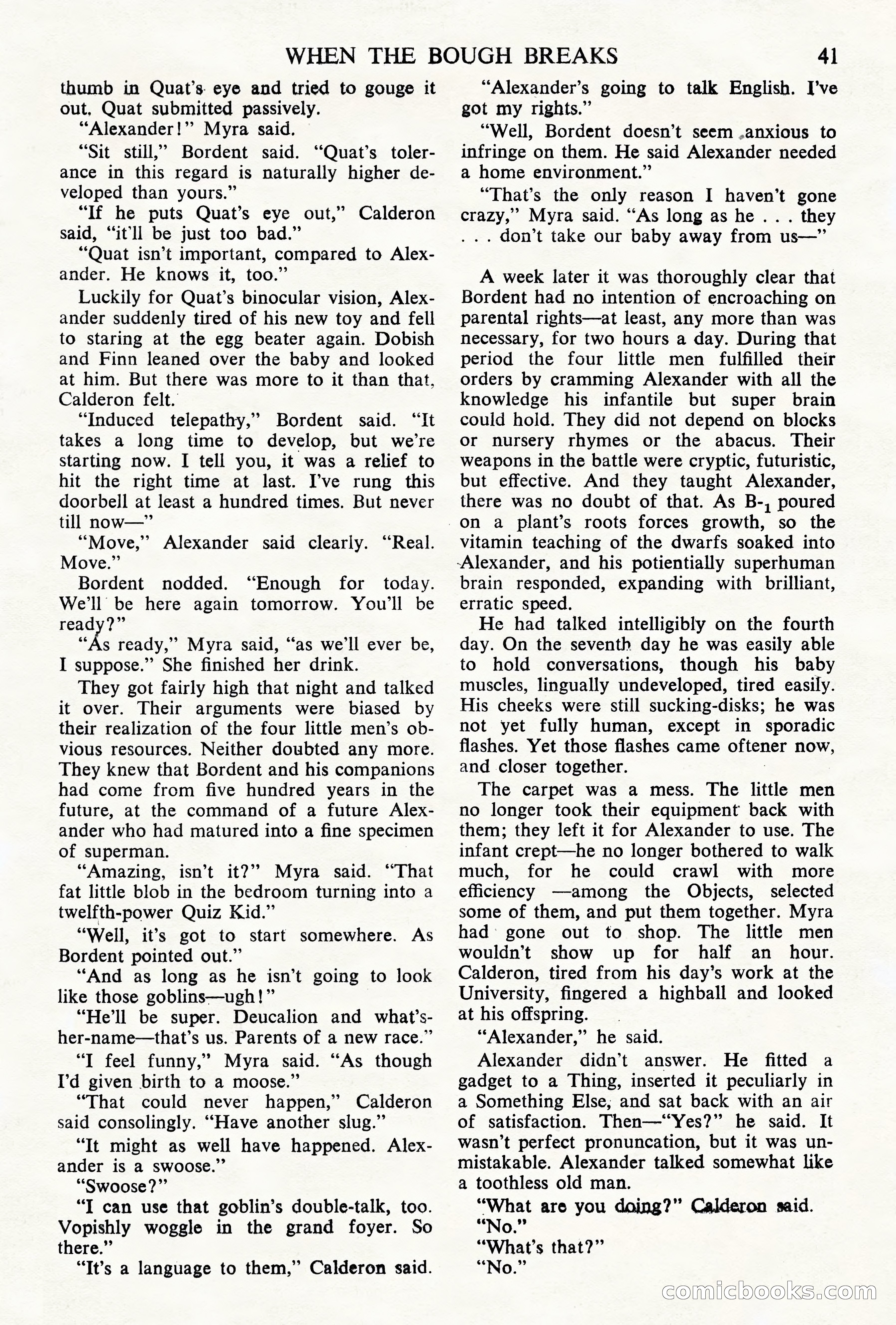Astounding Science Fiction, British Edition, May 1945 — page 43 of 68