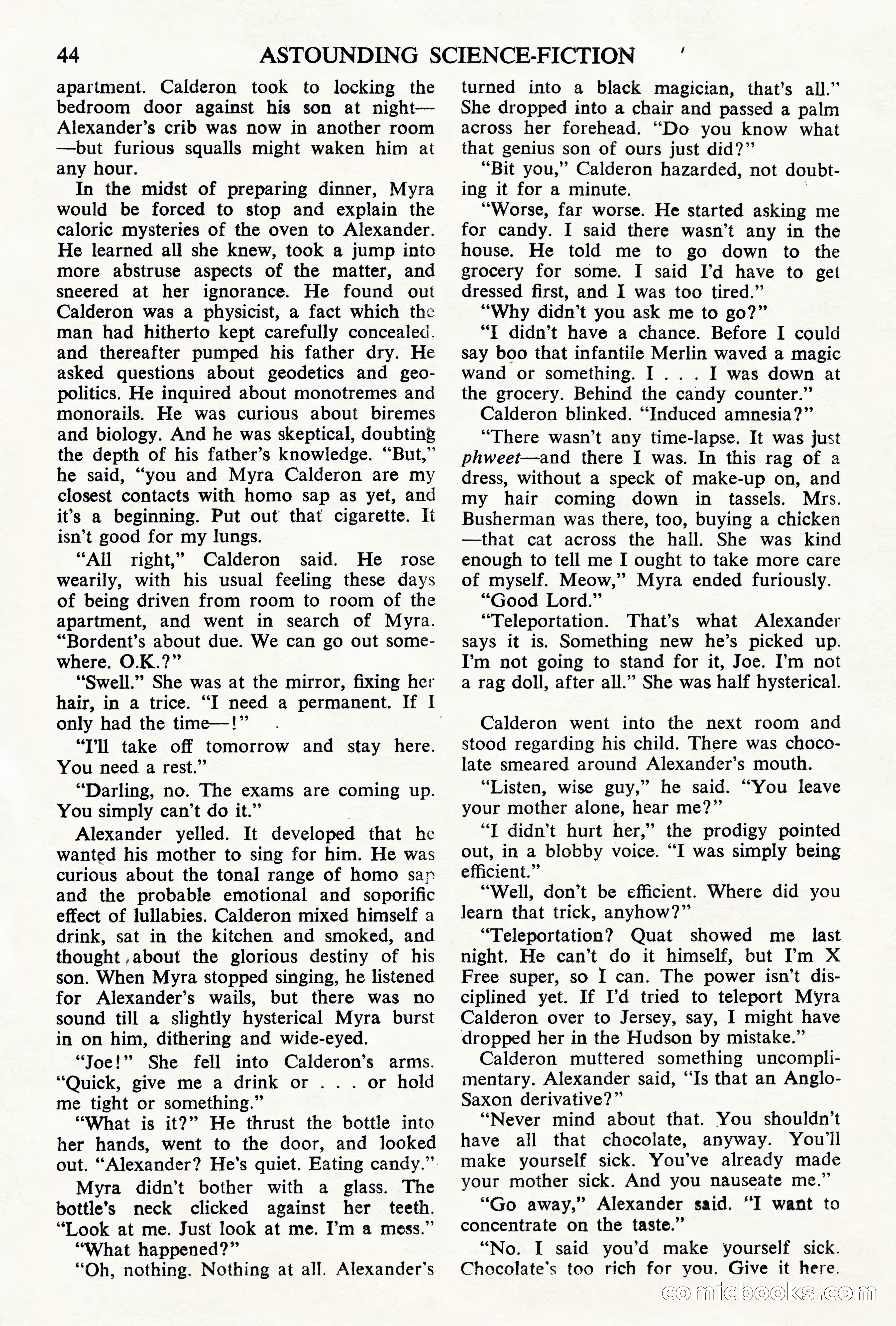 Astounding Science Fiction, British Edition, May 1945 — page 46 of 68