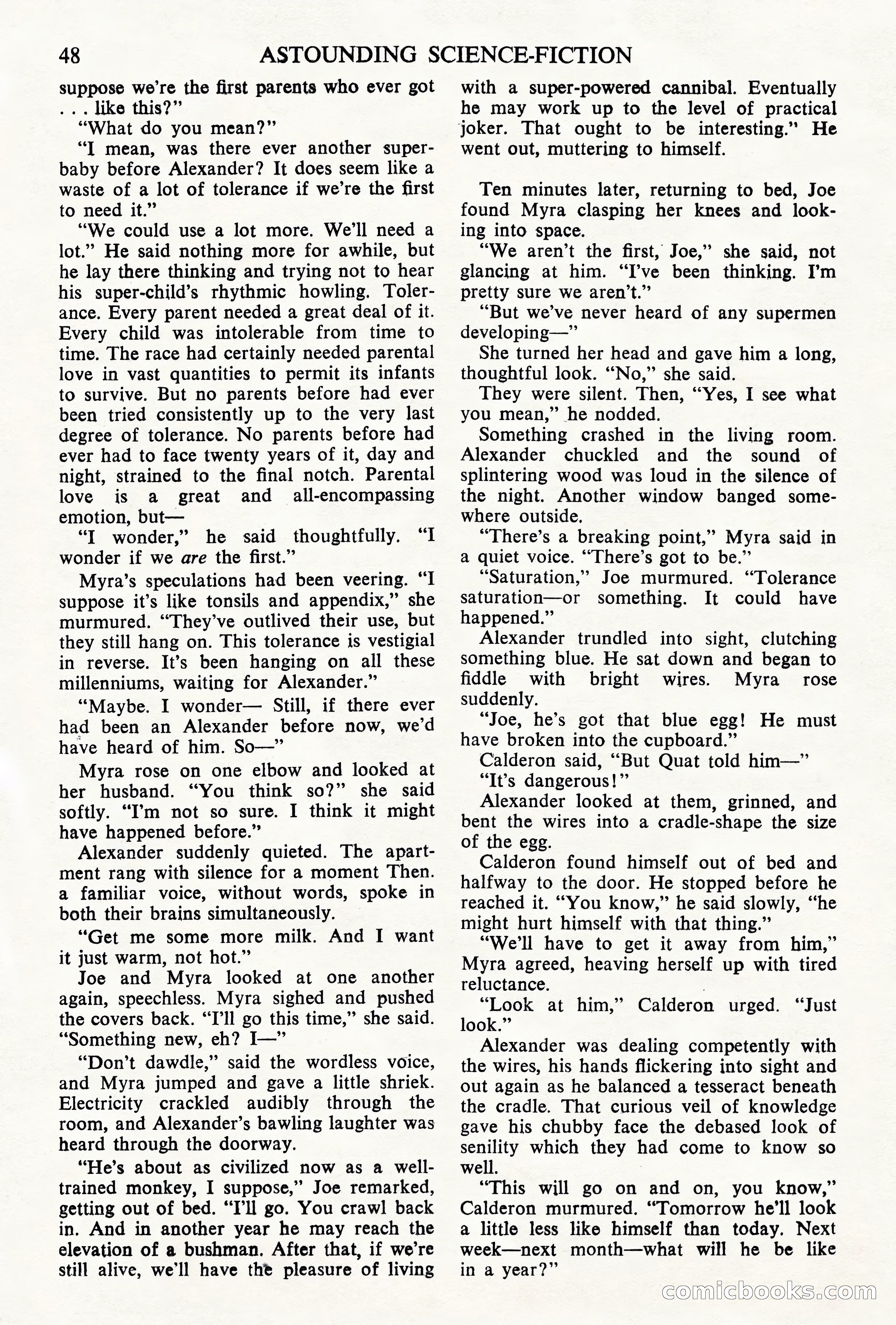 Astounding Science Fiction, British Edition, May 1945 — page 50 of 68
