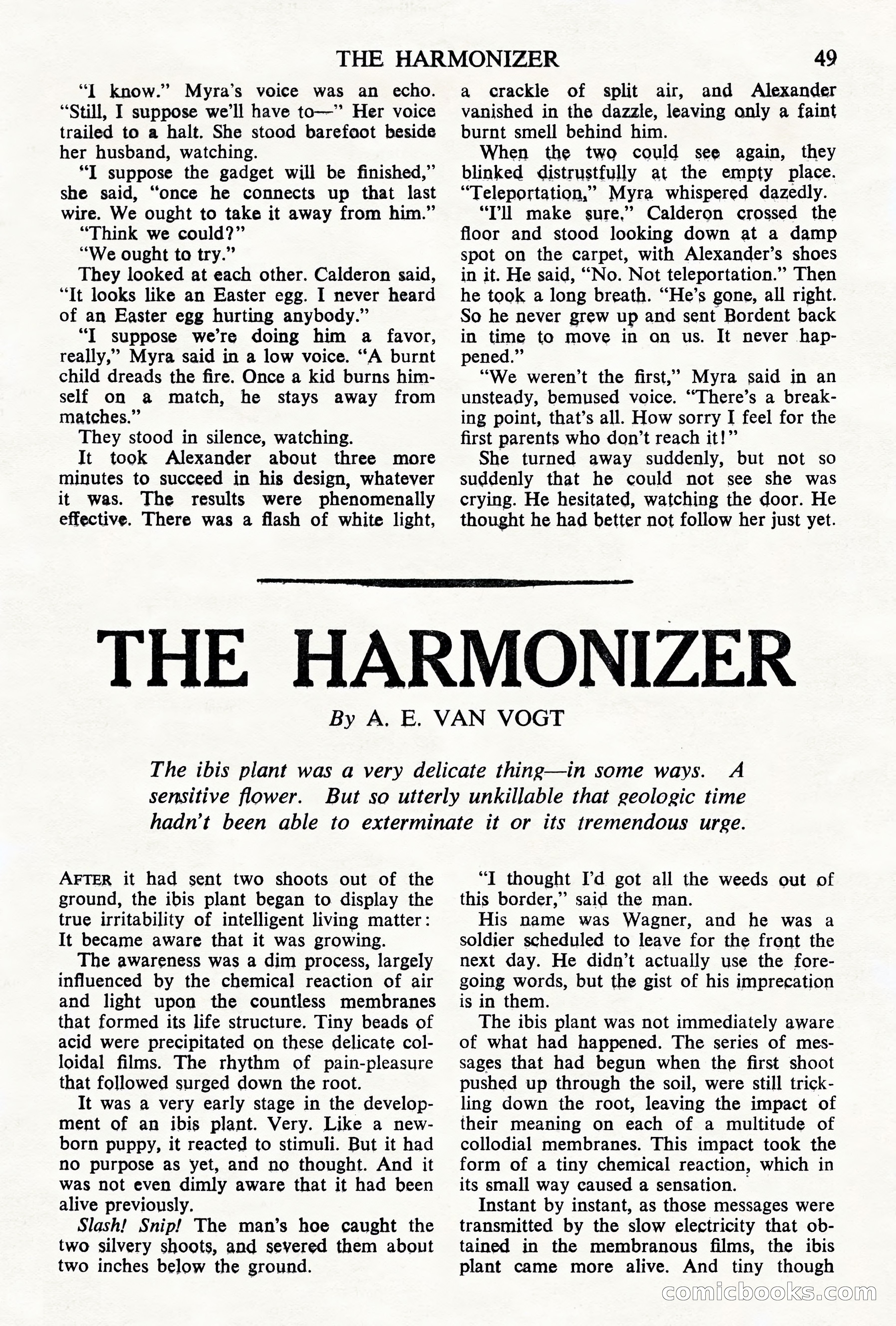Astounding Science Fiction, British Edition, May 1945 — page 51 of 68