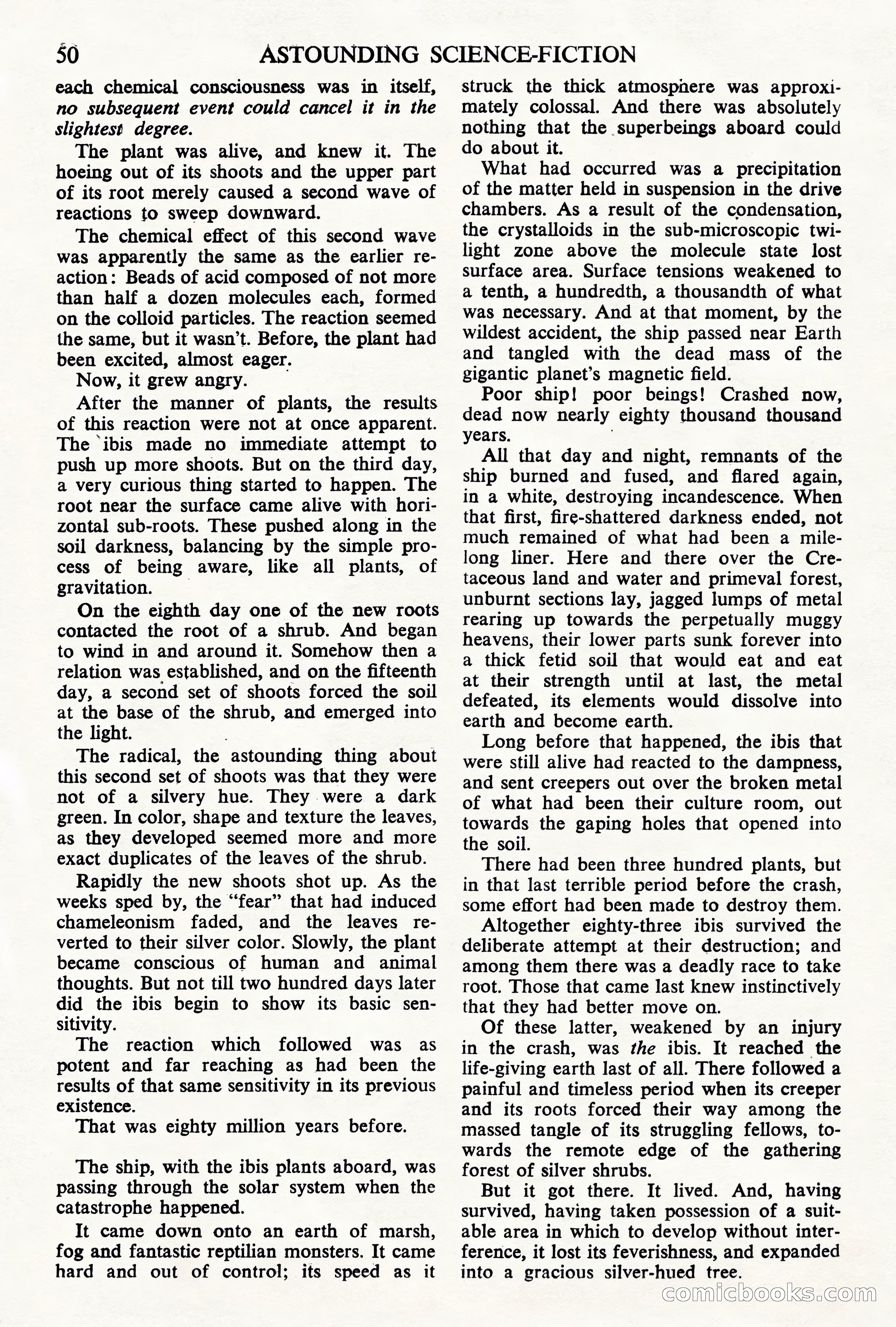 Astounding Science Fiction, British Edition, May 1945 — page 52 of 68