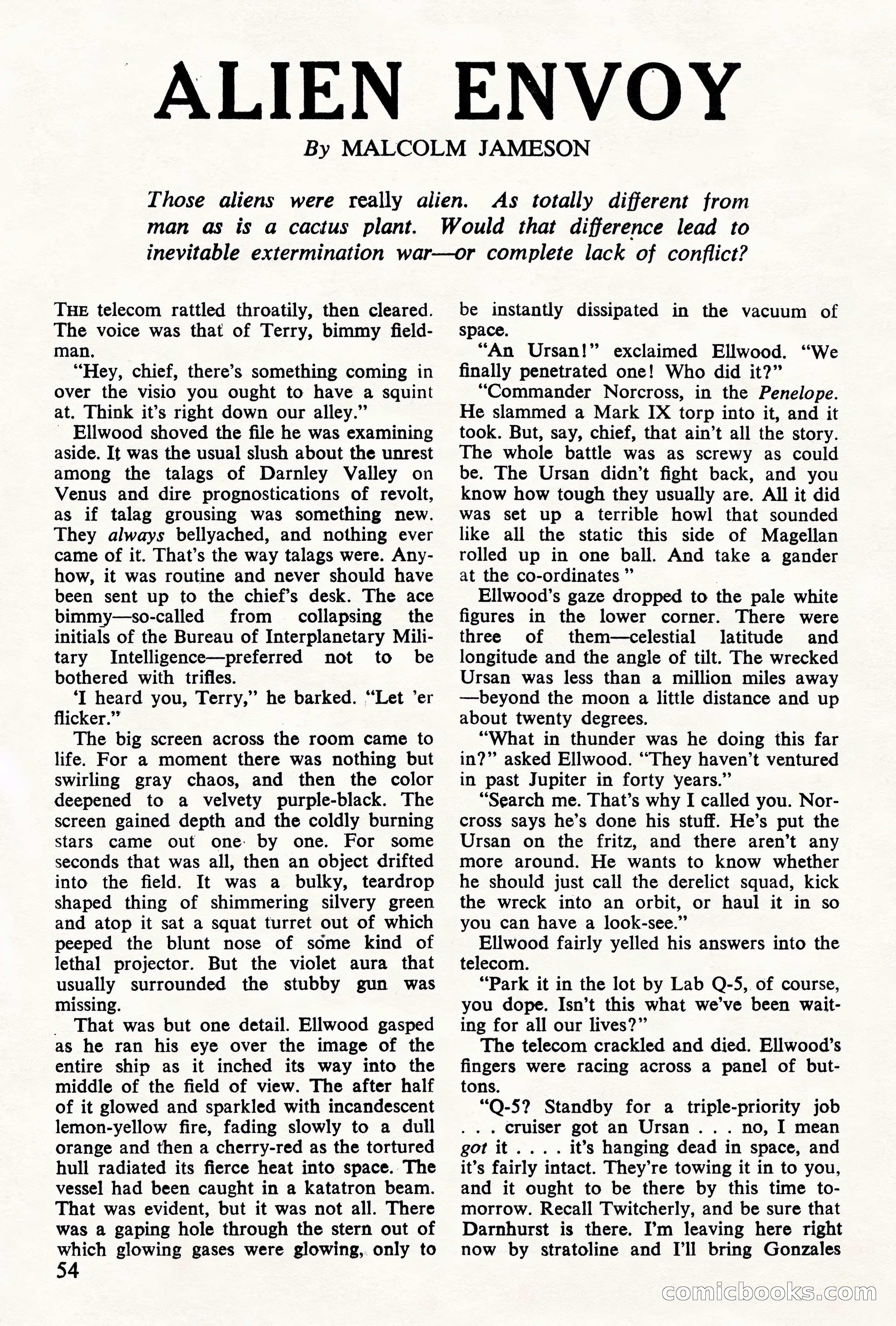 Astounding Science Fiction, British Edition, May 1945 — page 56 of 68