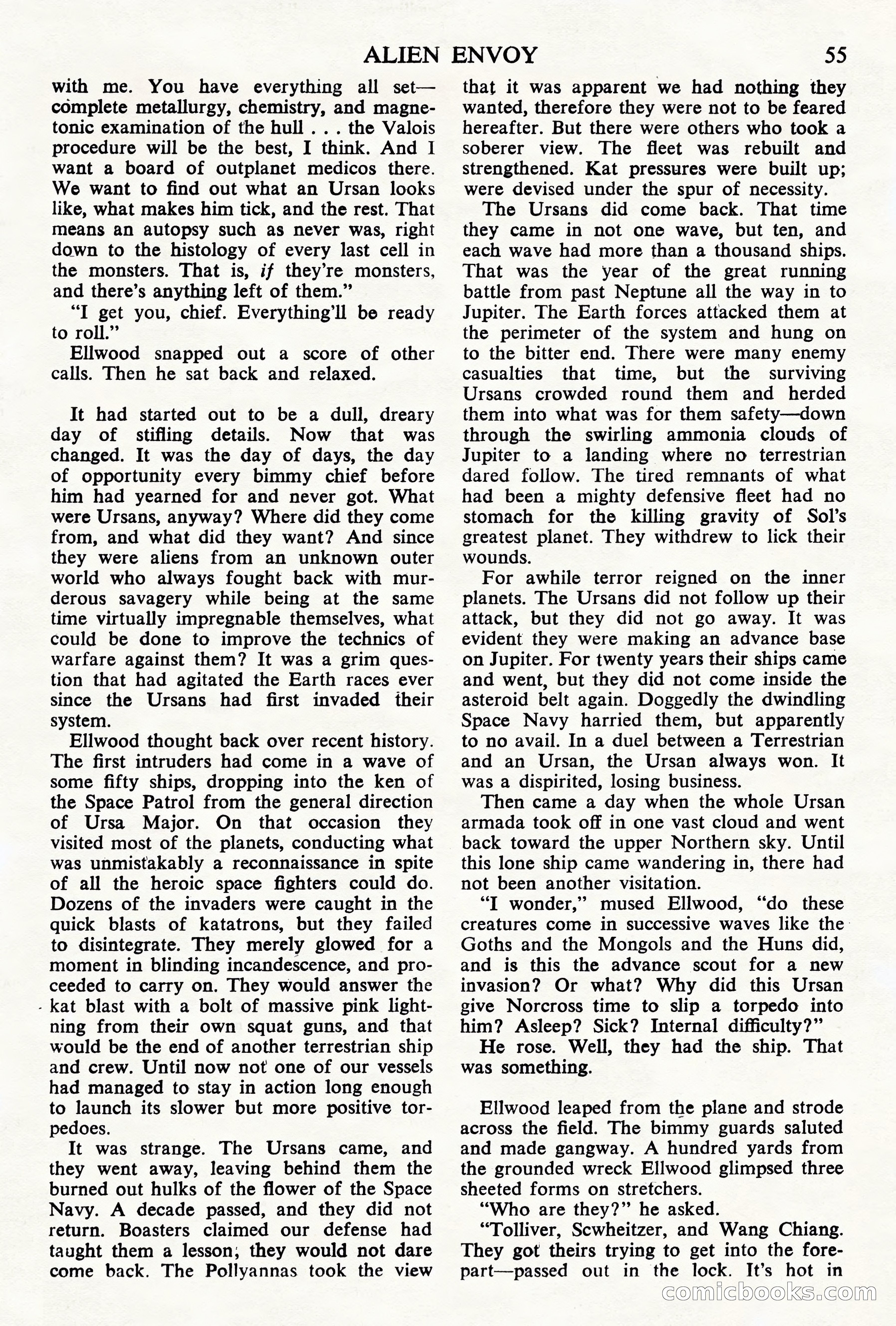 Astounding Science Fiction, British Edition, May 1945 — page 57 of 68