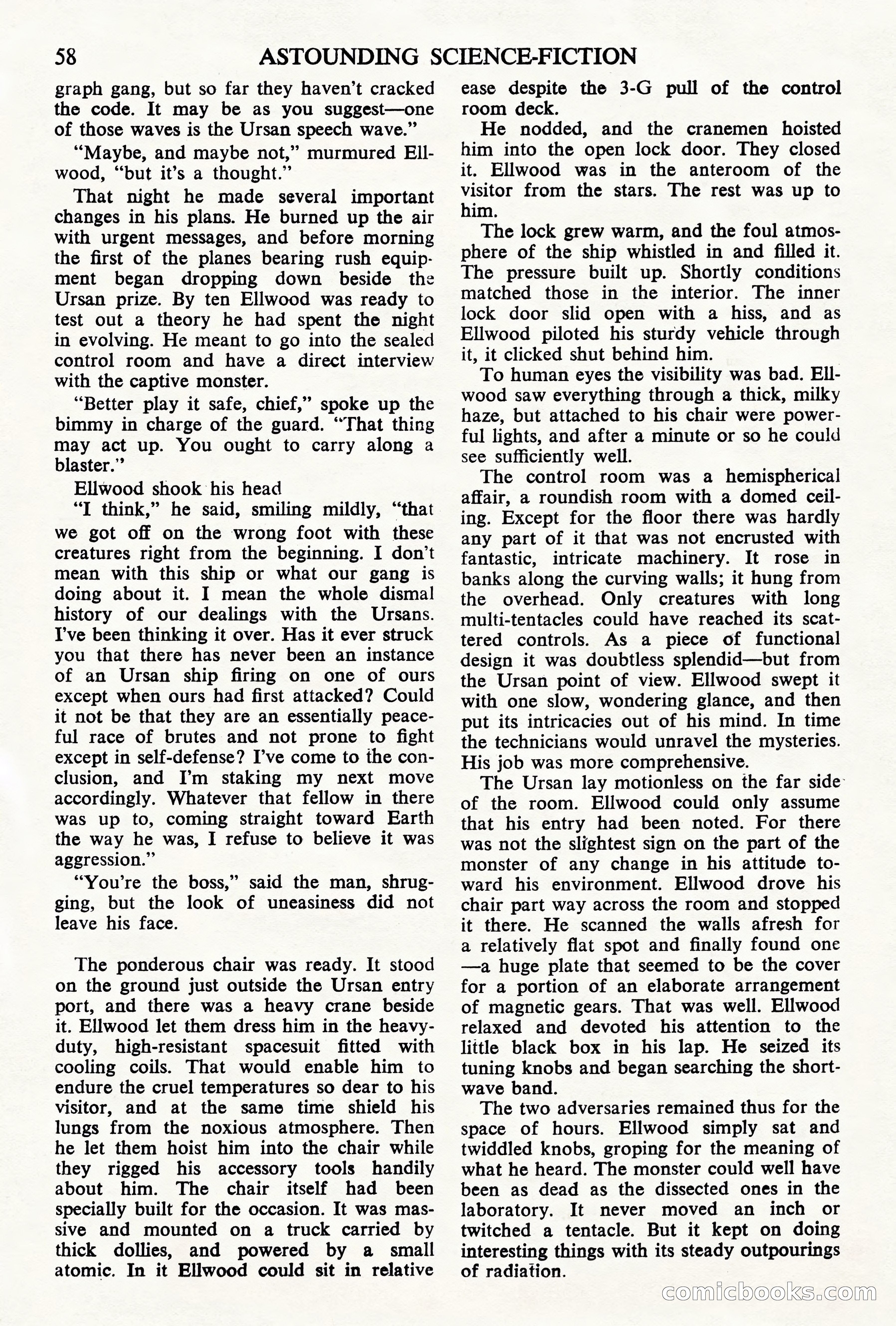Astounding Science Fiction, British Edition, May 1945 — page 60 of 68