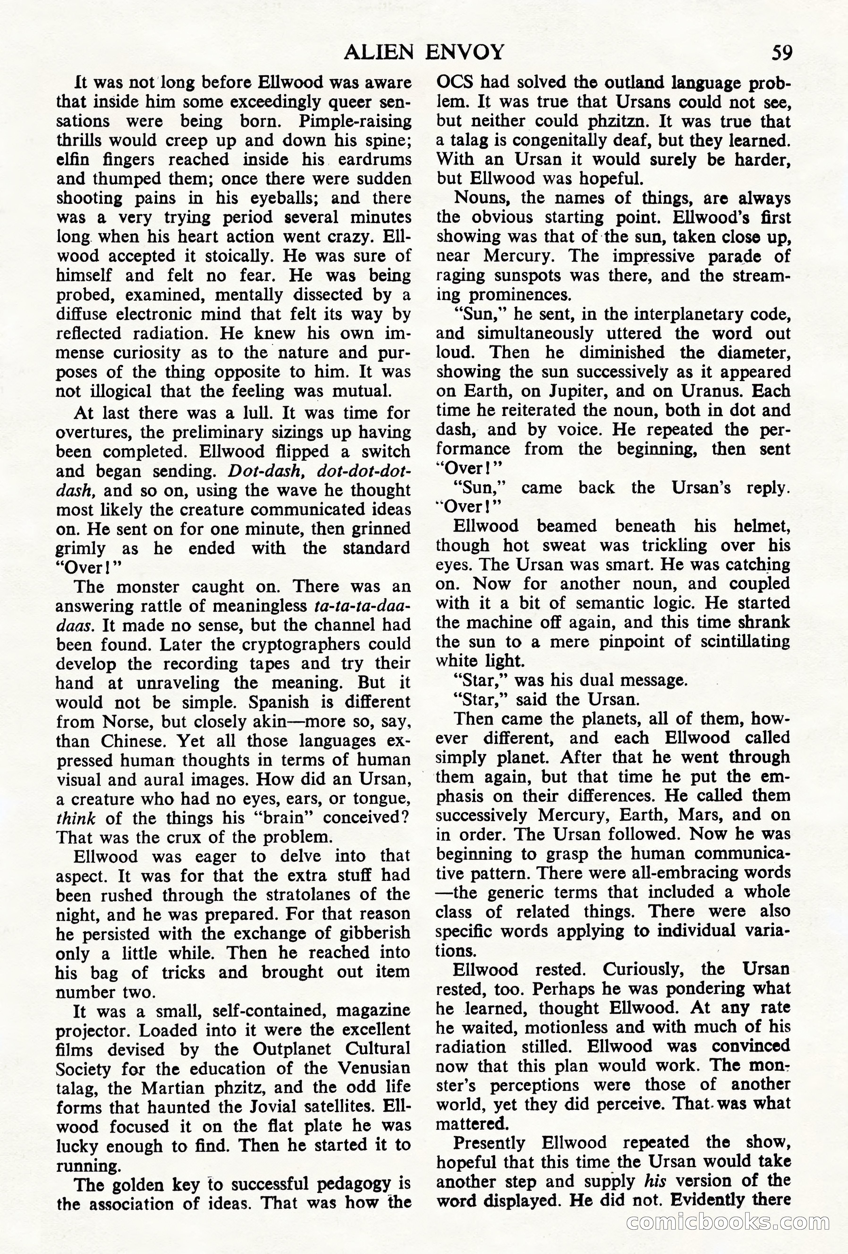 Astounding Science Fiction, British Edition, May 1945 — page 61 of 68