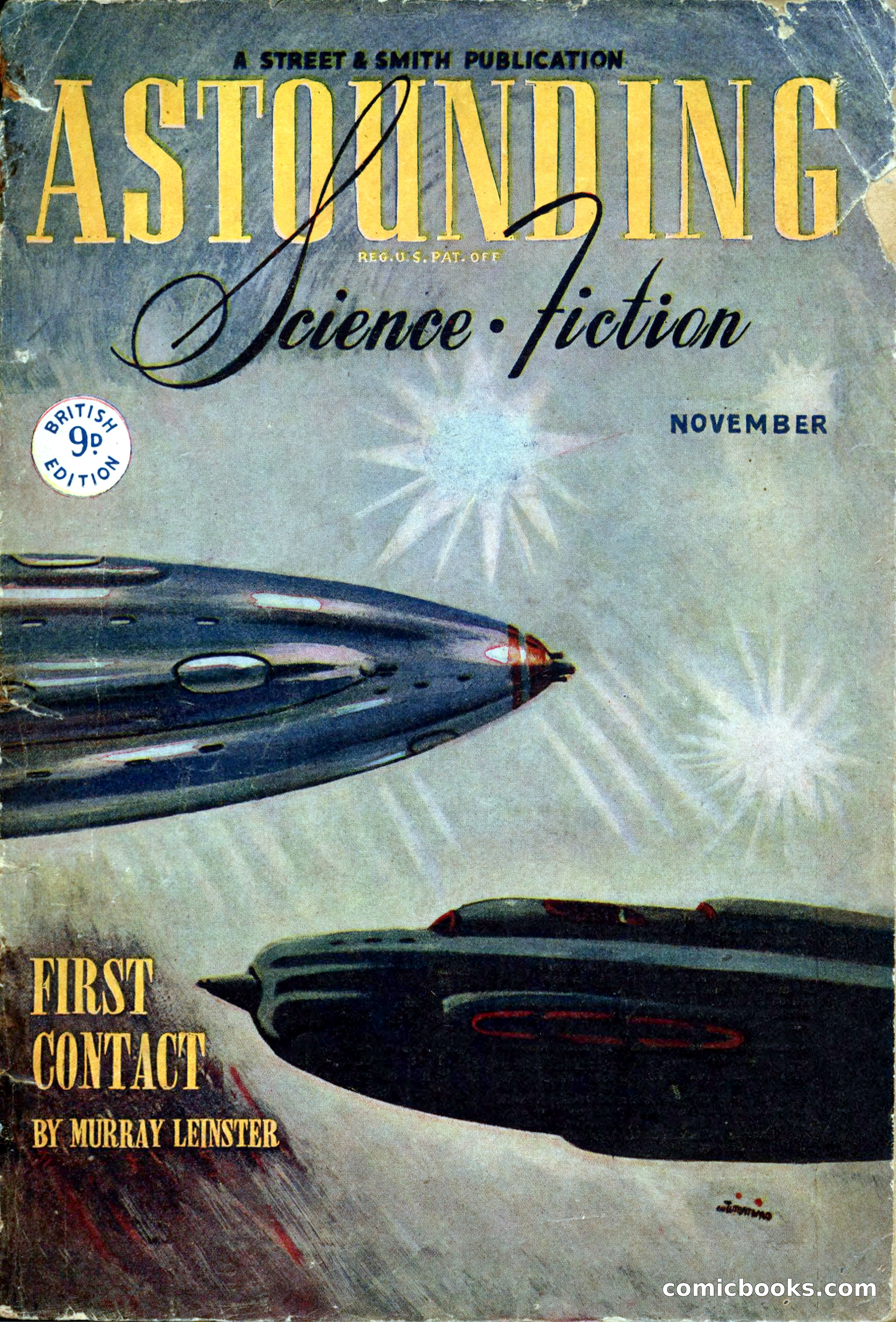 Astounding Science Fiction, British Edition — page 1 of 68