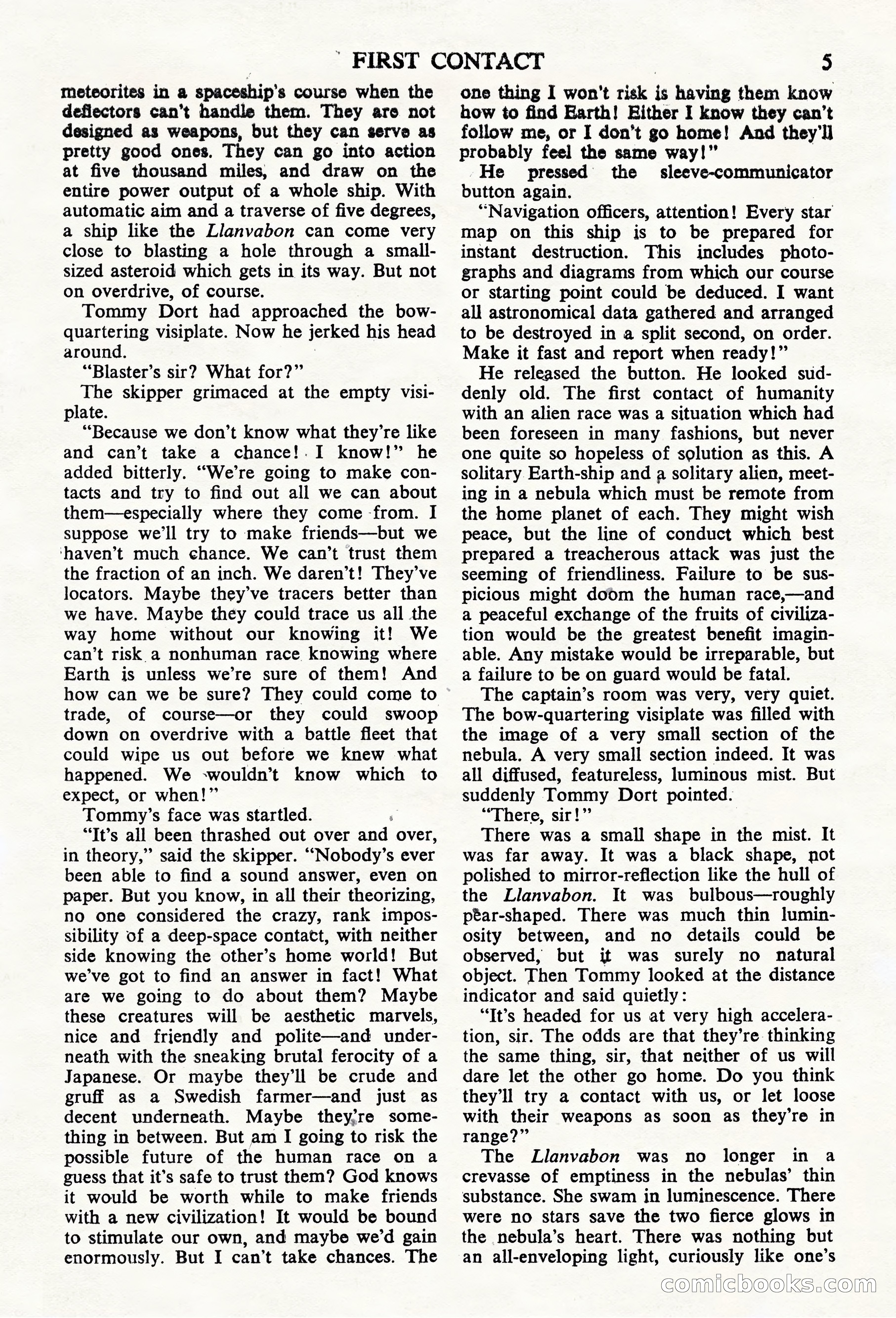 Astounding Science Fiction, British Edition — page 7 of 68