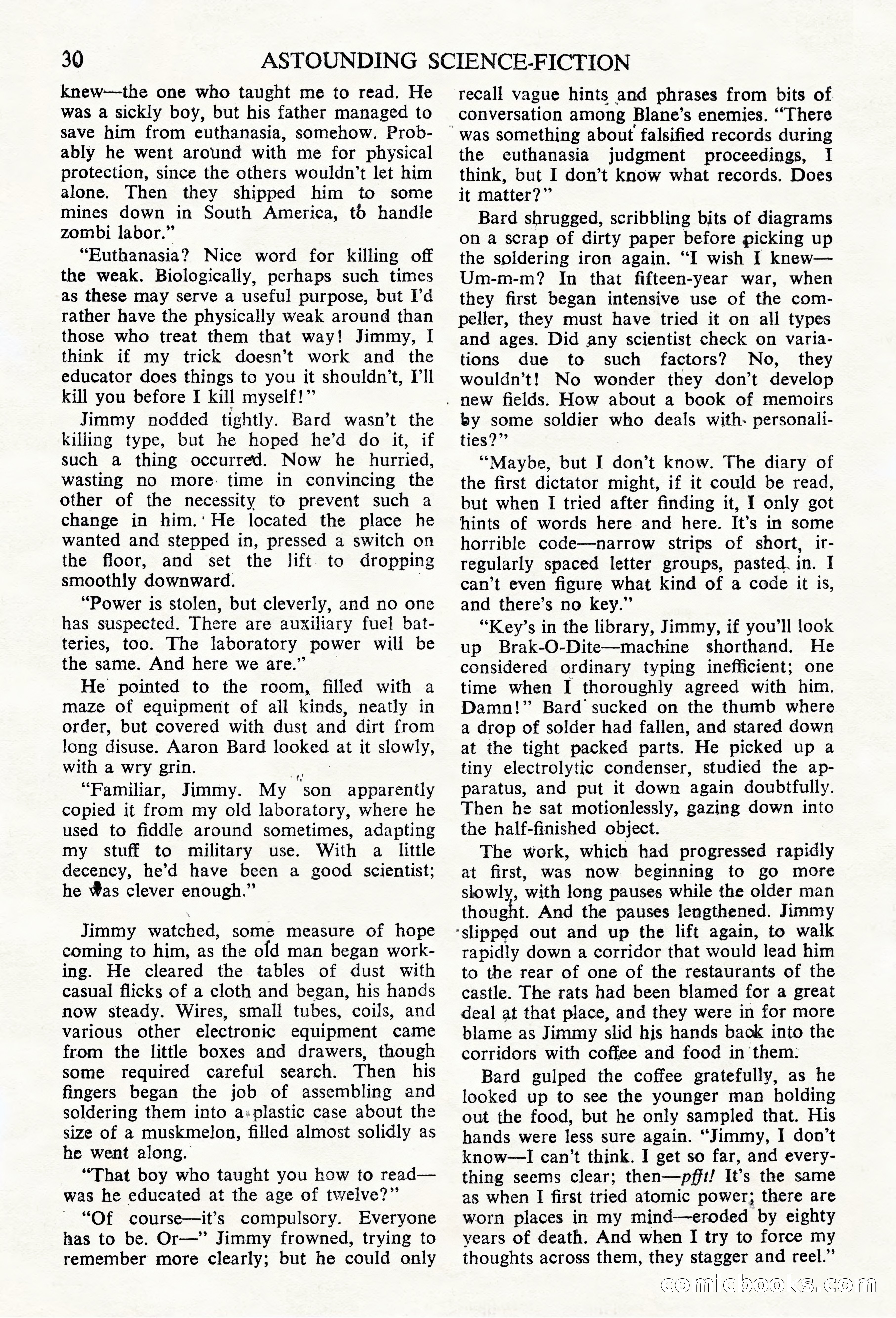 Astounding Science Fiction, British Edition — page 32 of 68