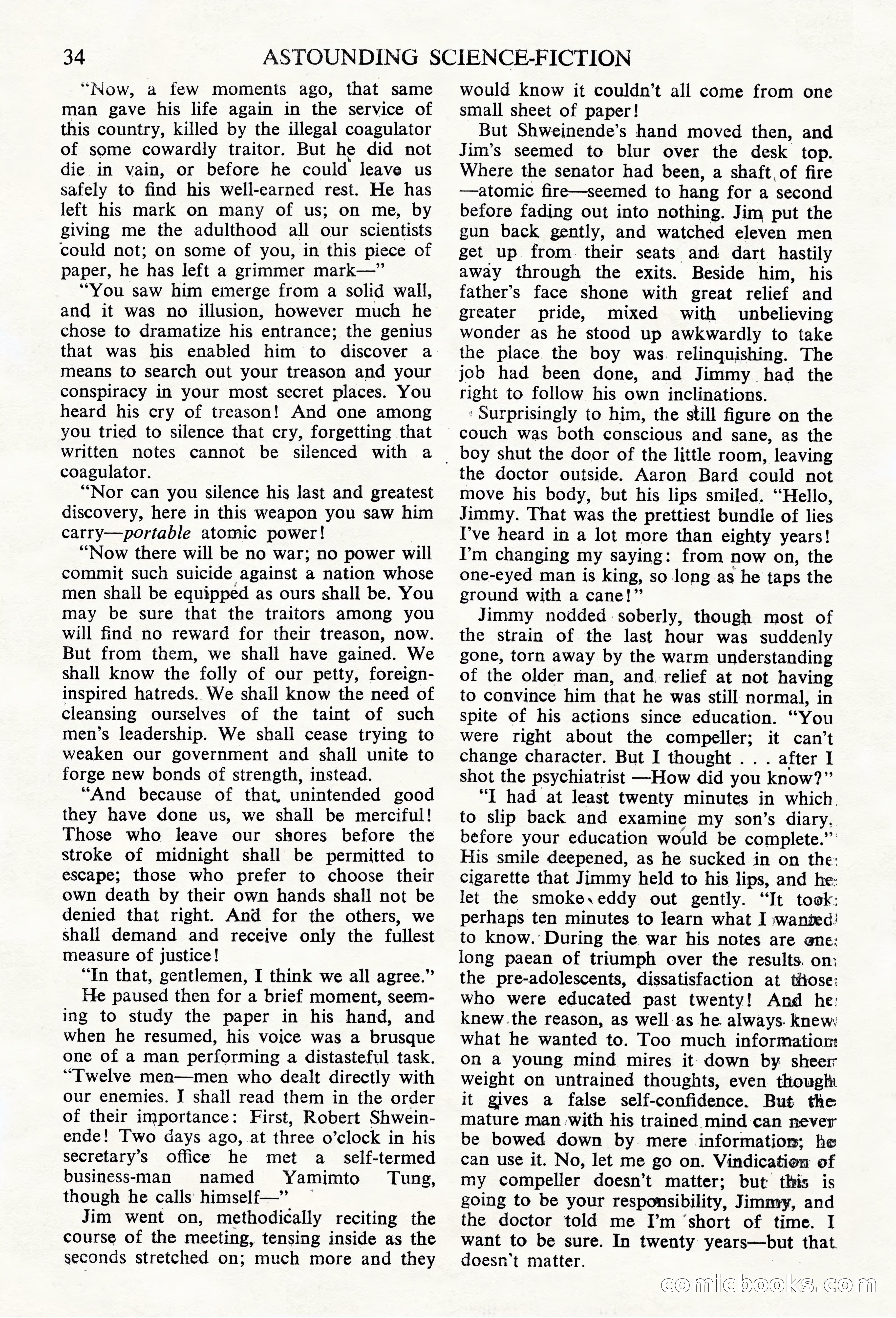 Astounding Science Fiction, British Edition — page 36 of 68