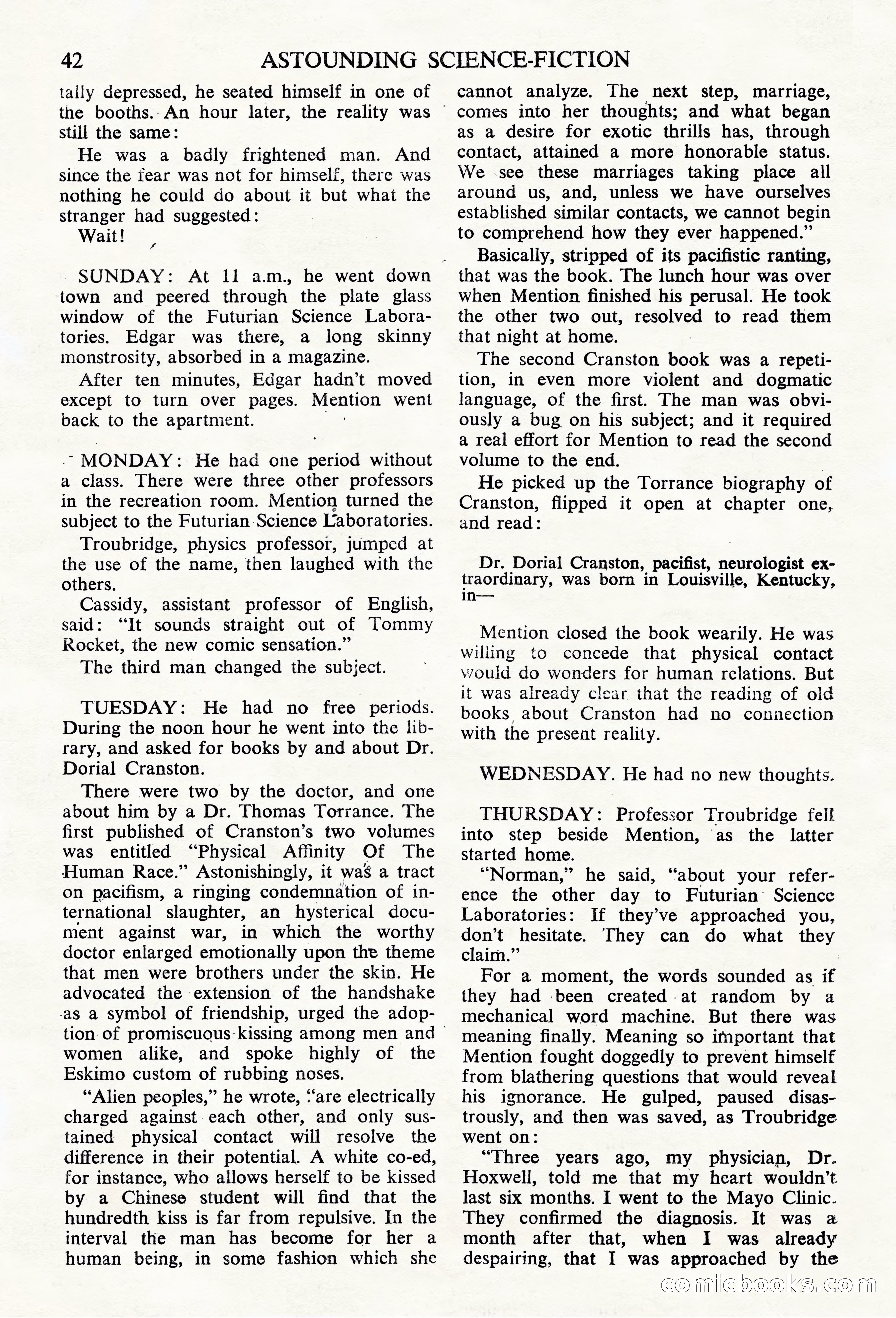 Astounding Science Fiction, British Edition — page 44 of 68