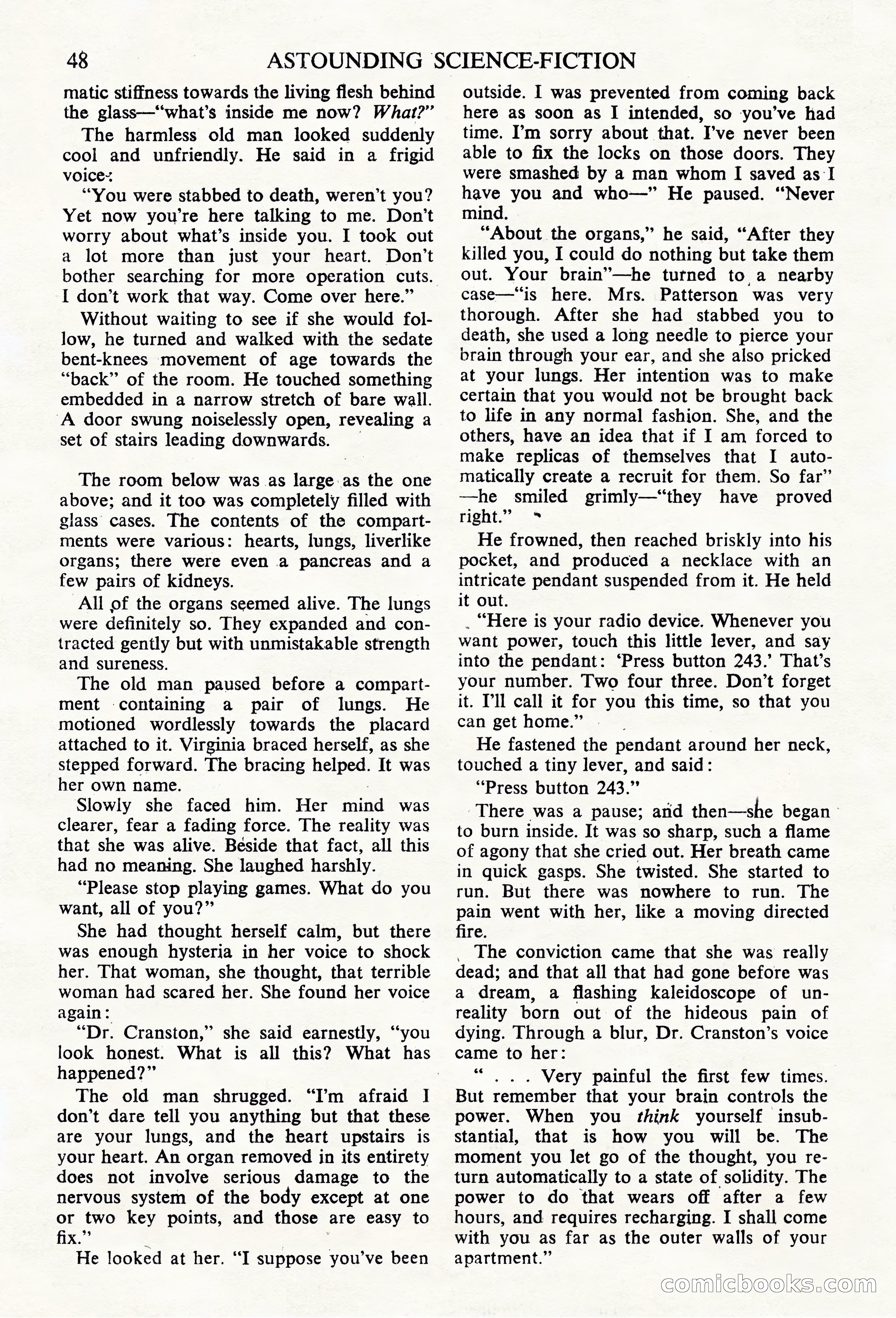 Astounding Science Fiction, British Edition — page 50 of 68
