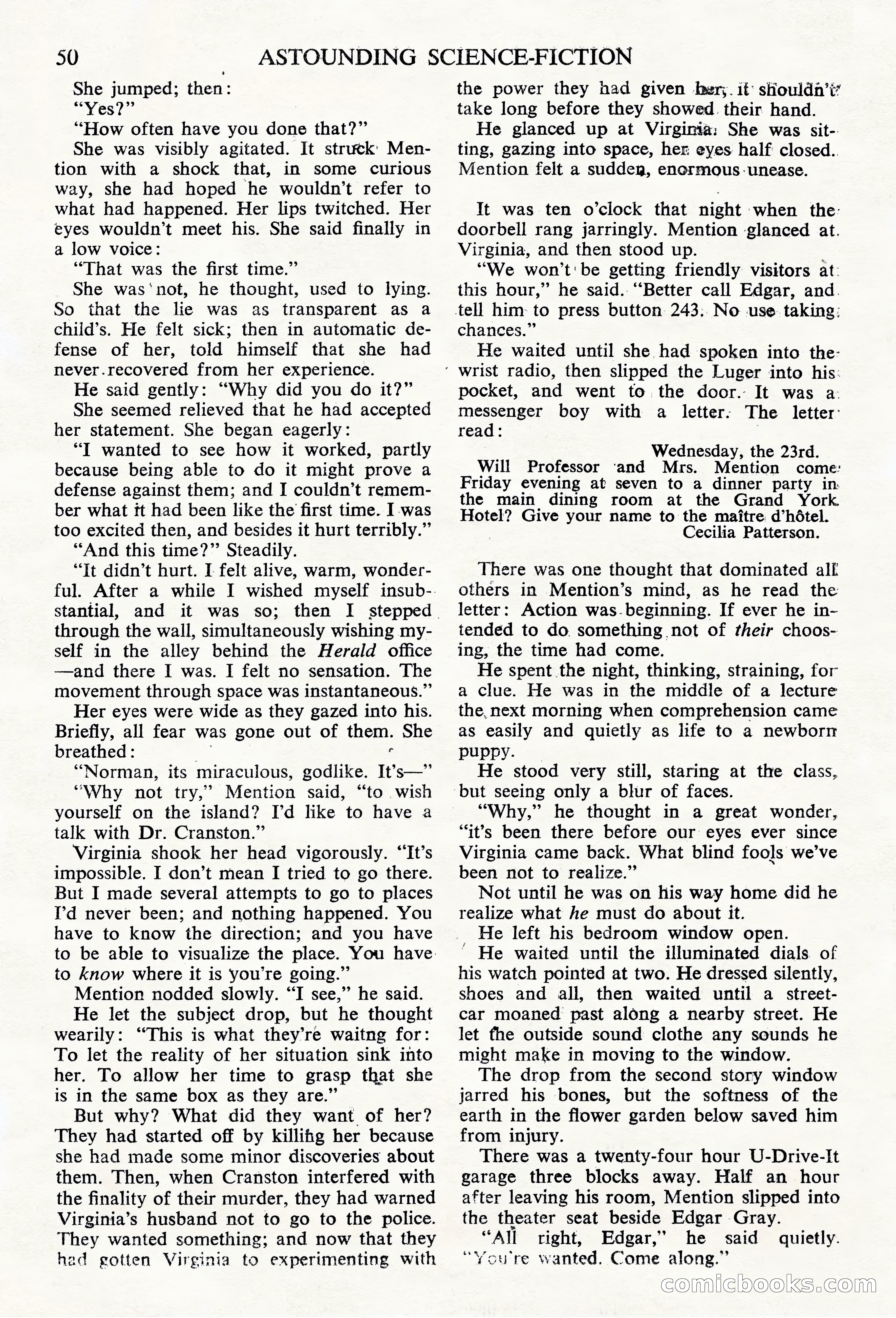 Astounding Science Fiction, British Edition — page 52 of 68