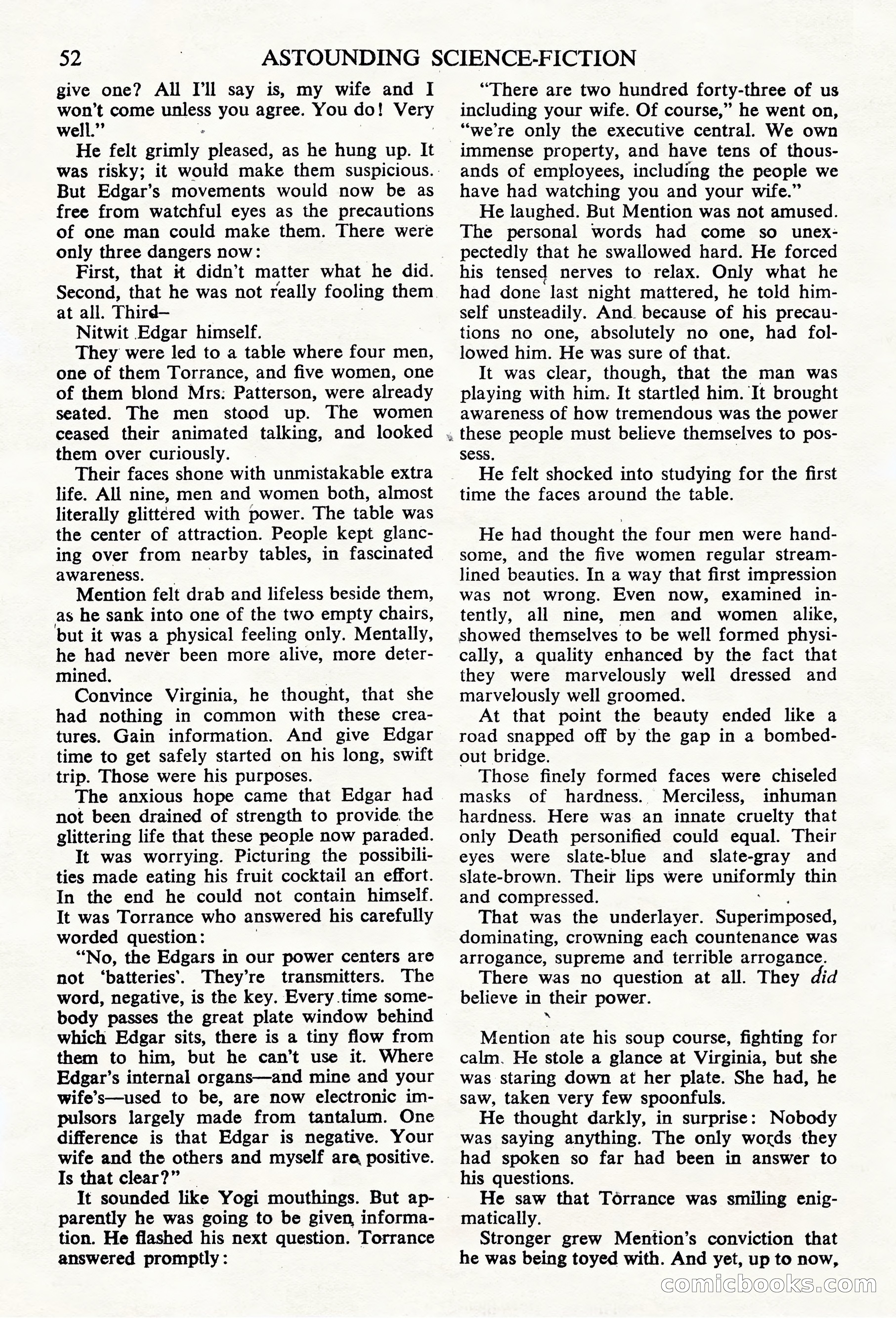Astounding Science Fiction, British Edition — page 54 of 68