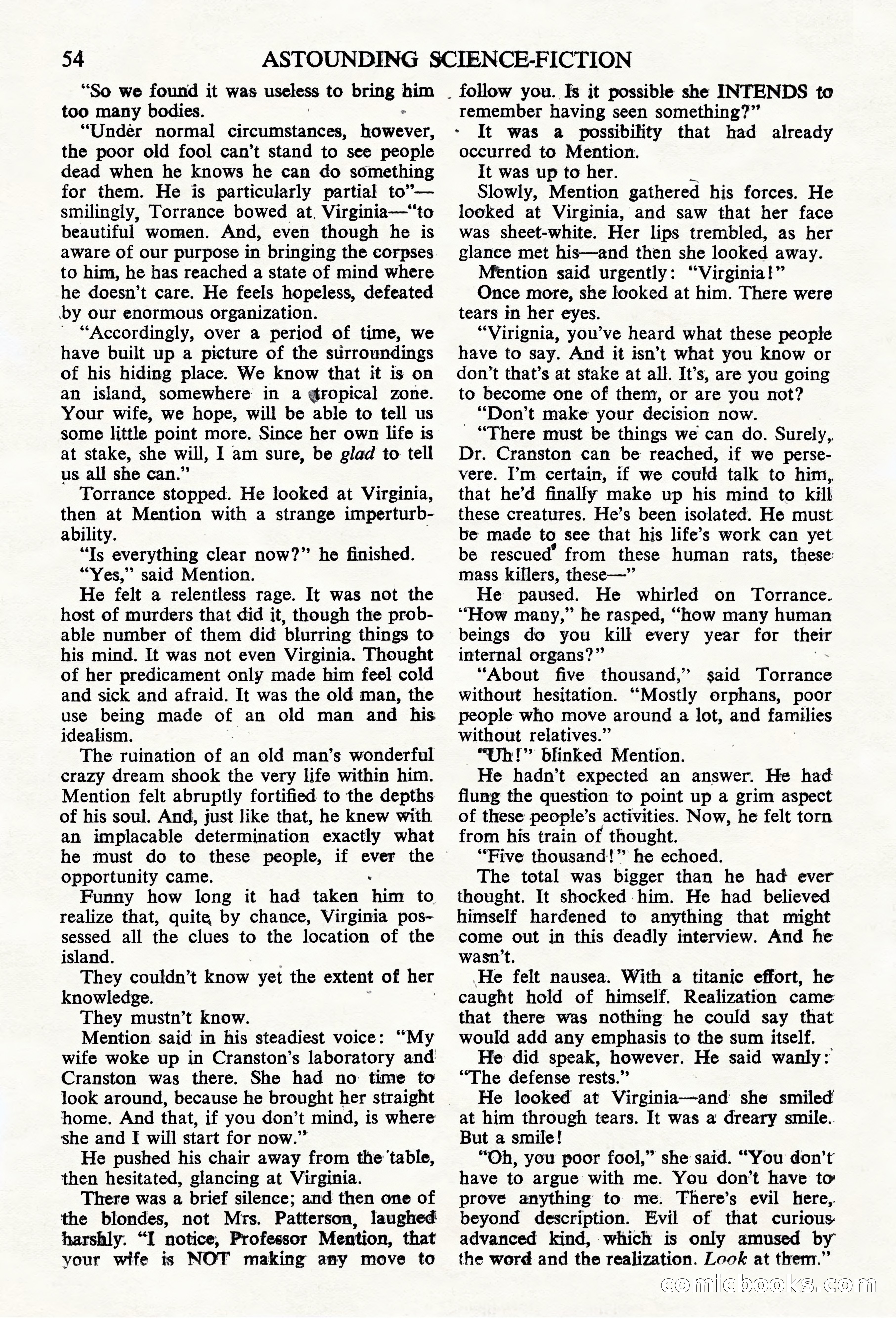 Astounding Science Fiction, British Edition — page 56 of 68