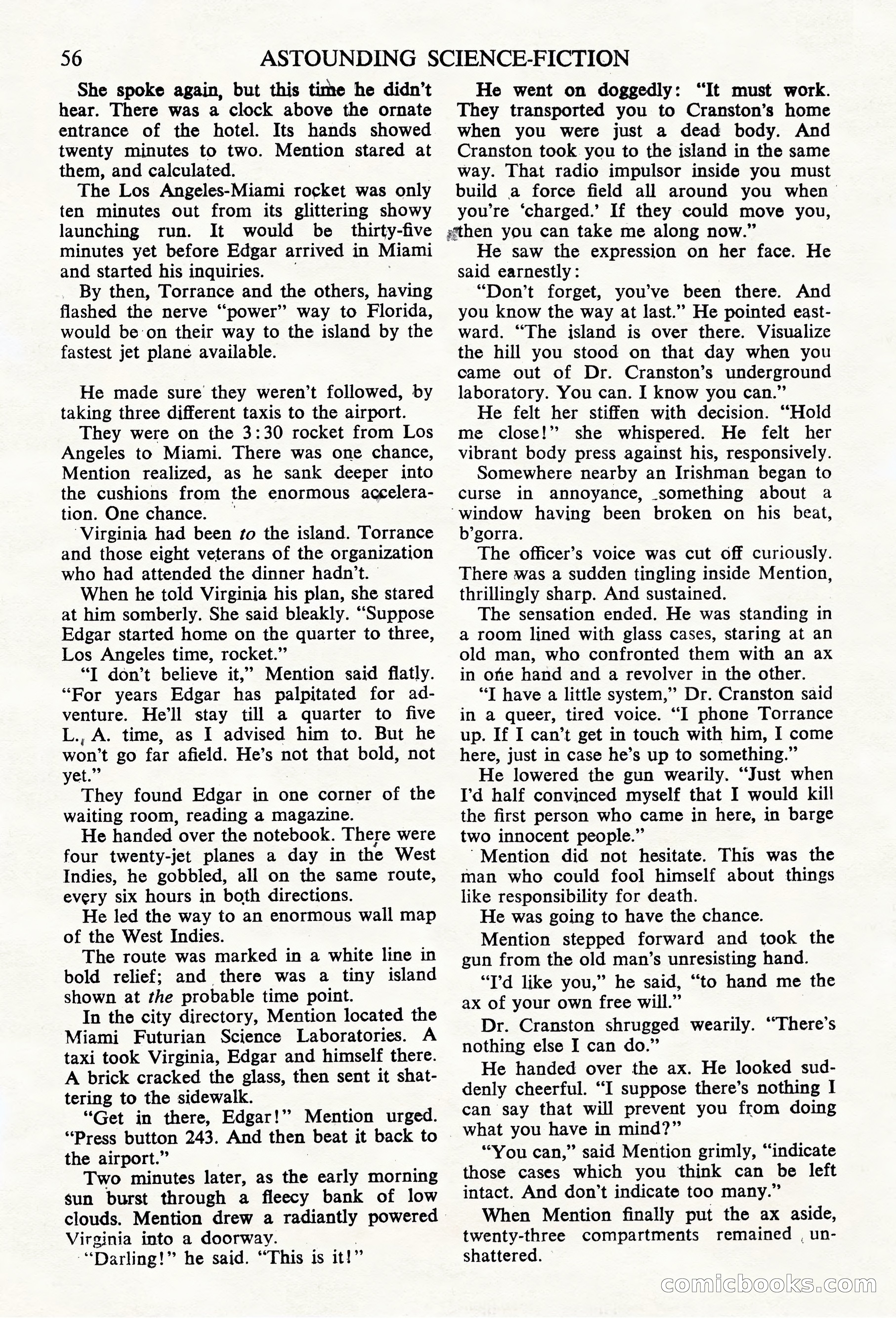 Astounding Science Fiction, British Edition — page 58 of 68