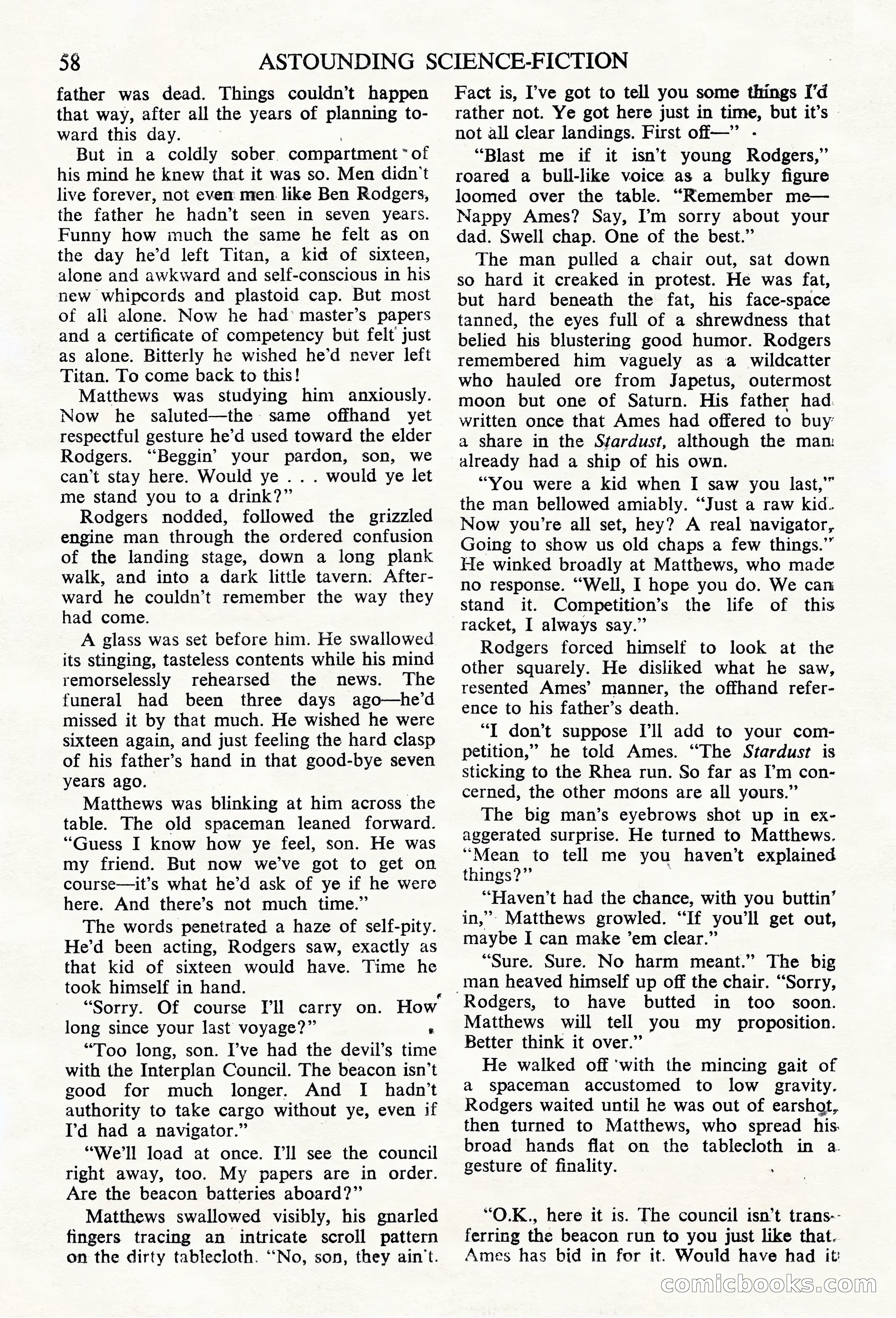 Astounding Science Fiction, British Edition — page 60 of 68
