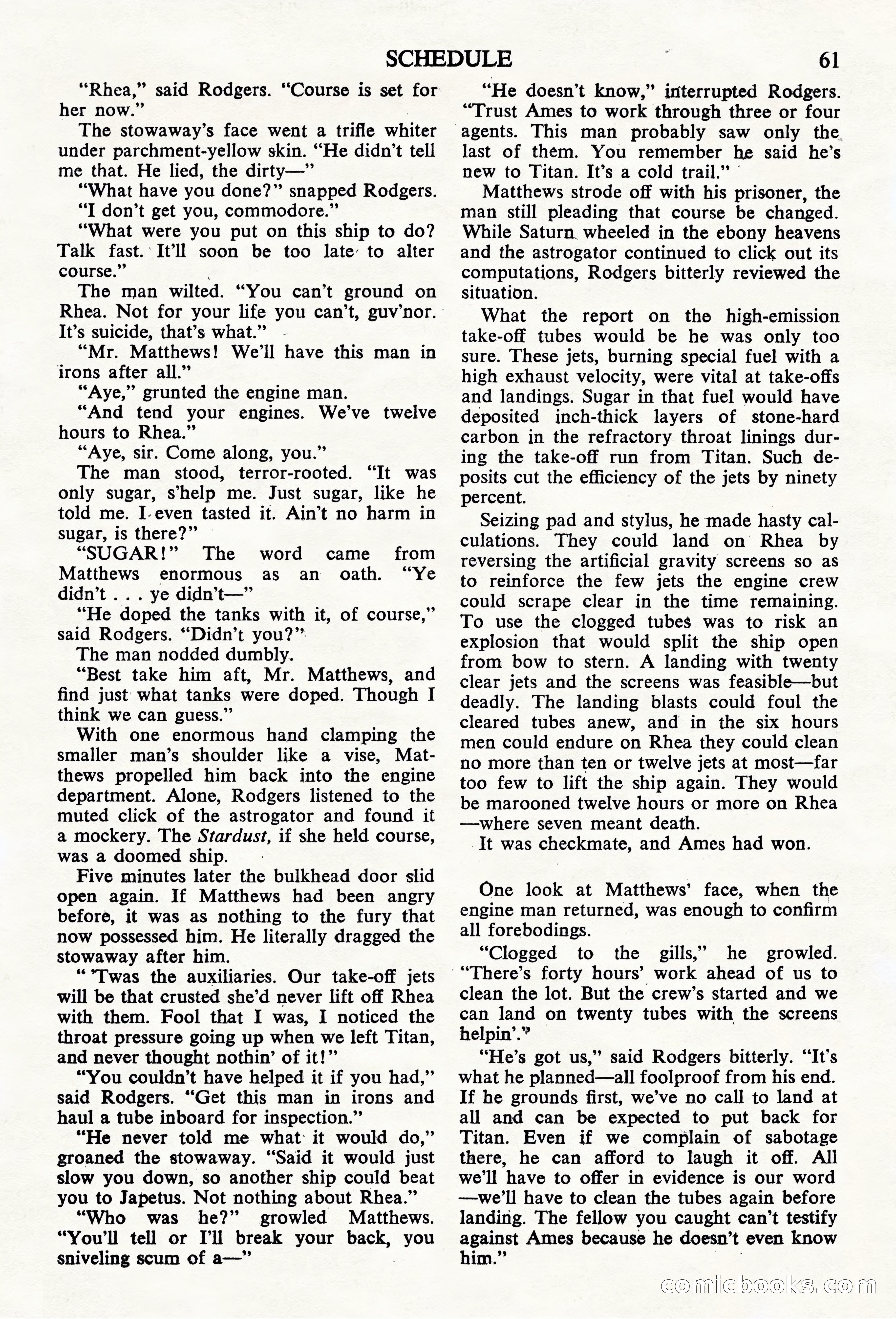 Astounding Science Fiction, British Edition — page 63 of 68