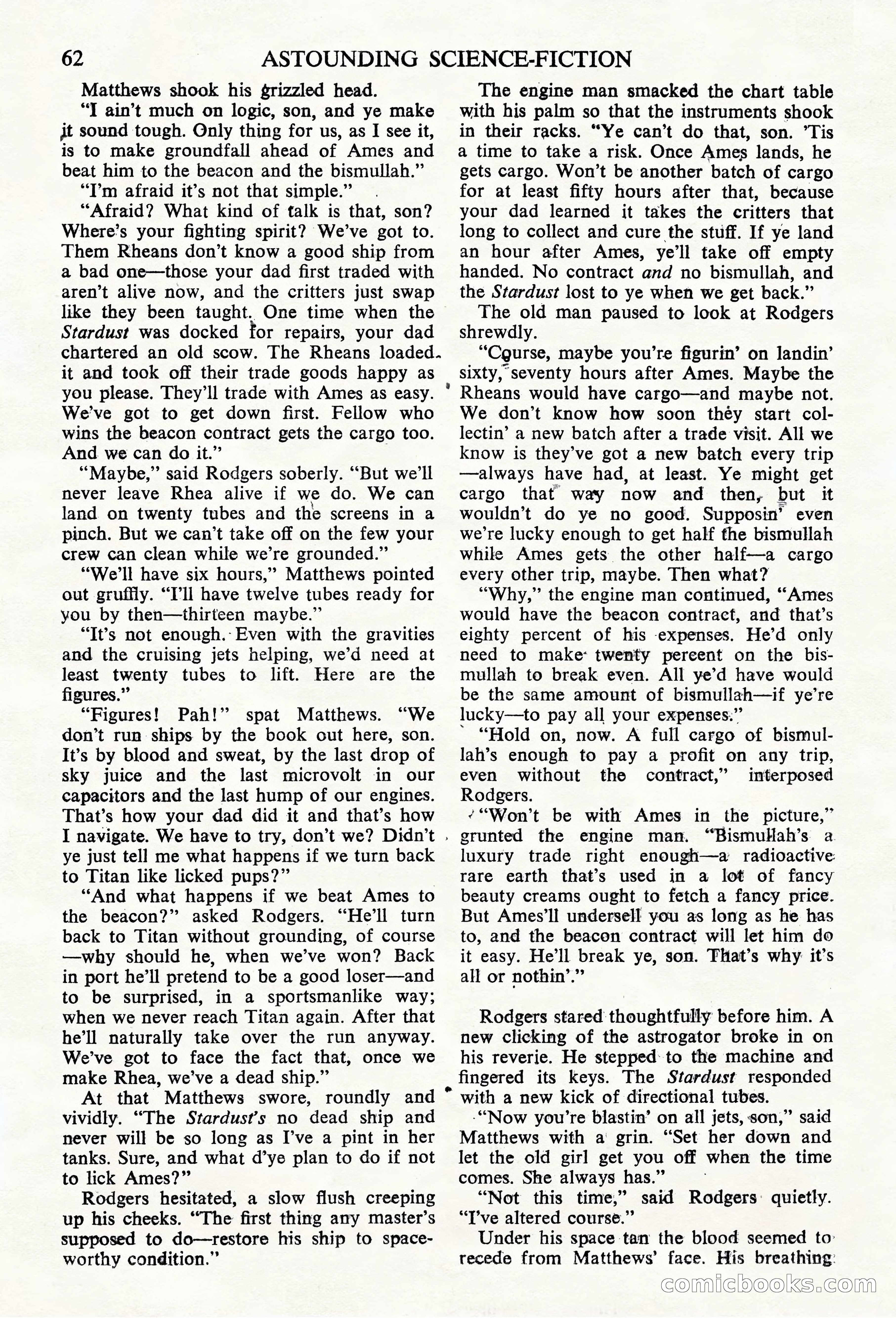 Astounding Science Fiction, British Edition — page 64 of 68