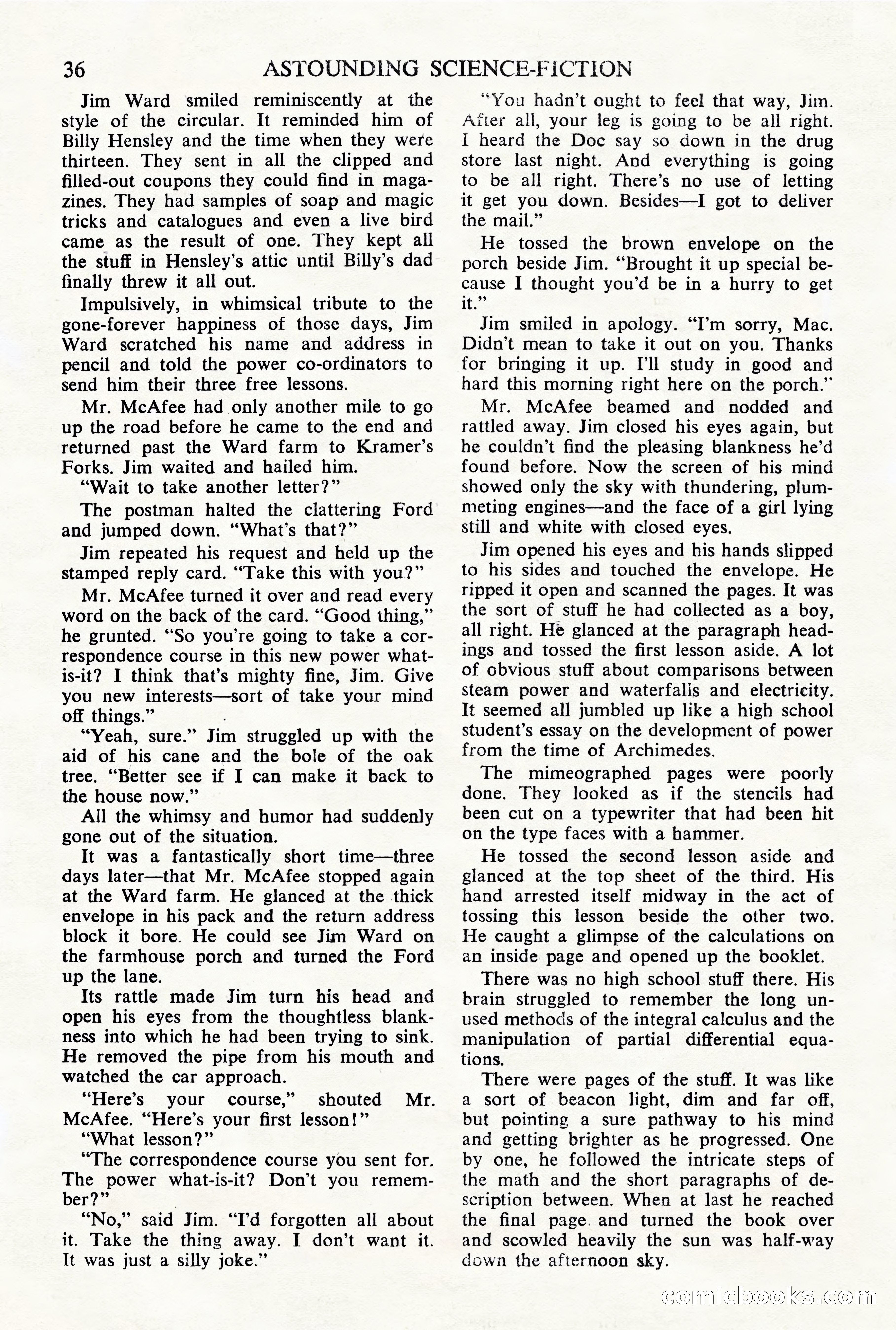 Astounding Science Fiction, British Edition — page 38 of 68