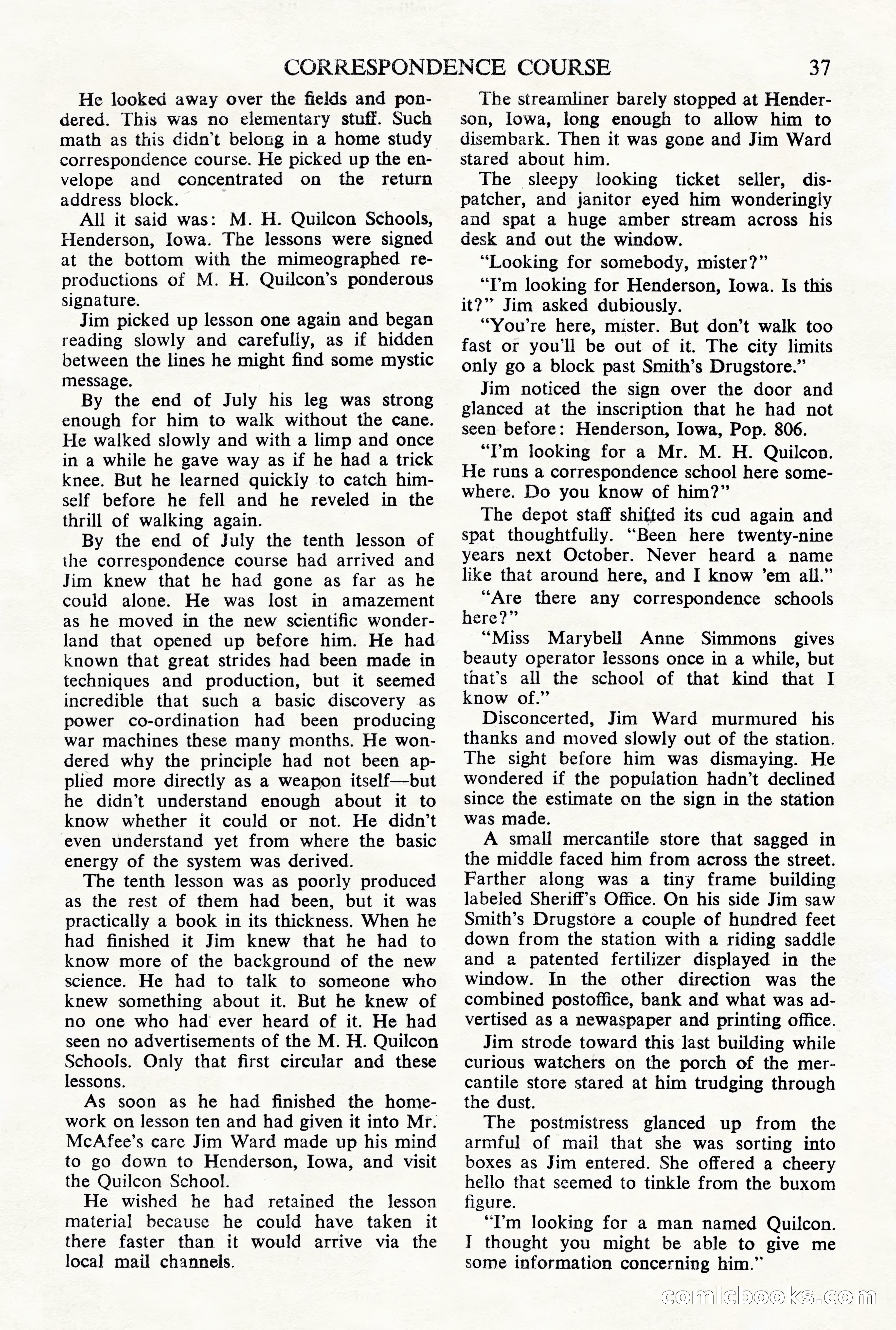 Astounding Science Fiction, British Edition — page 39 of 68