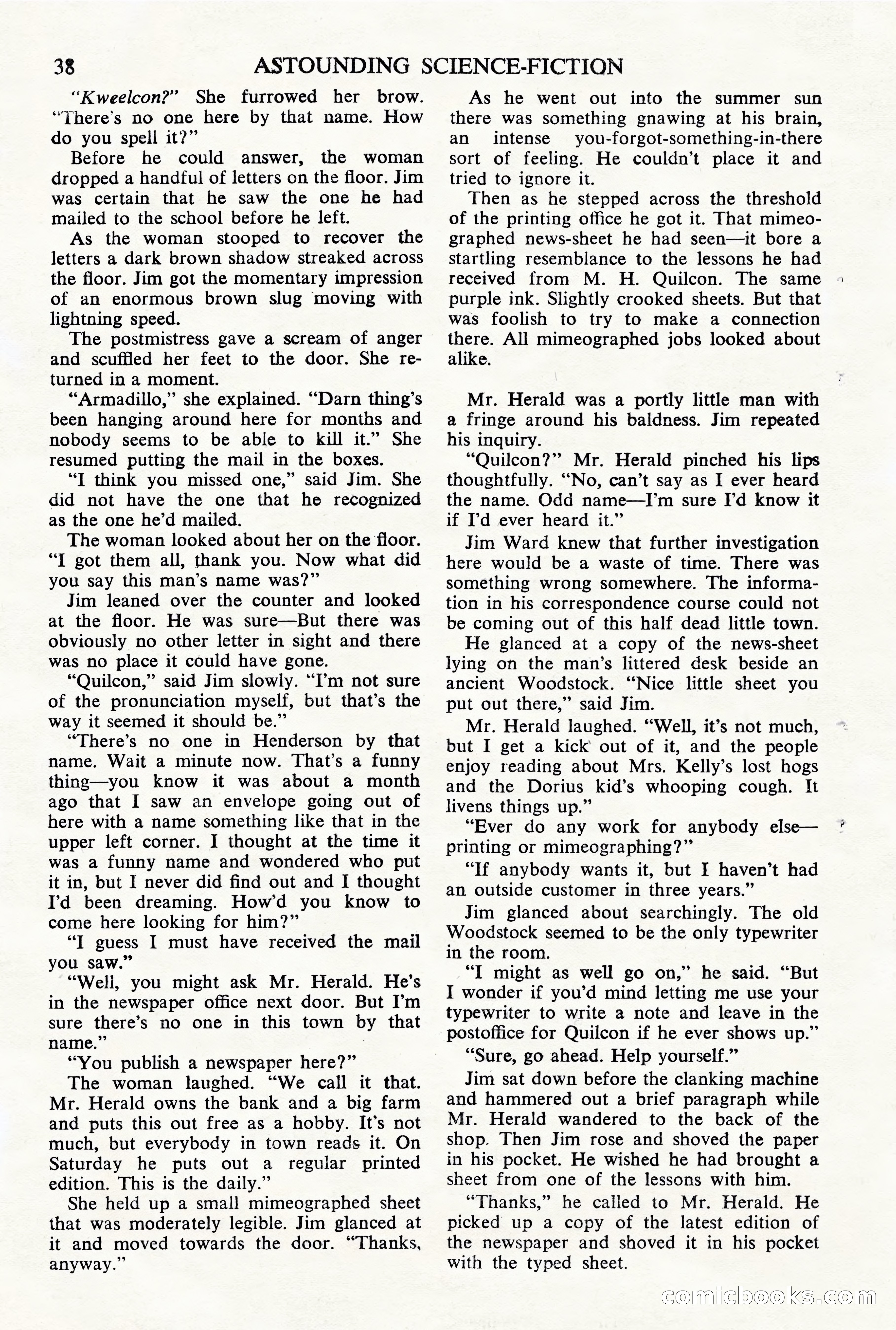 Astounding Science Fiction, British Edition — page 40 of 68