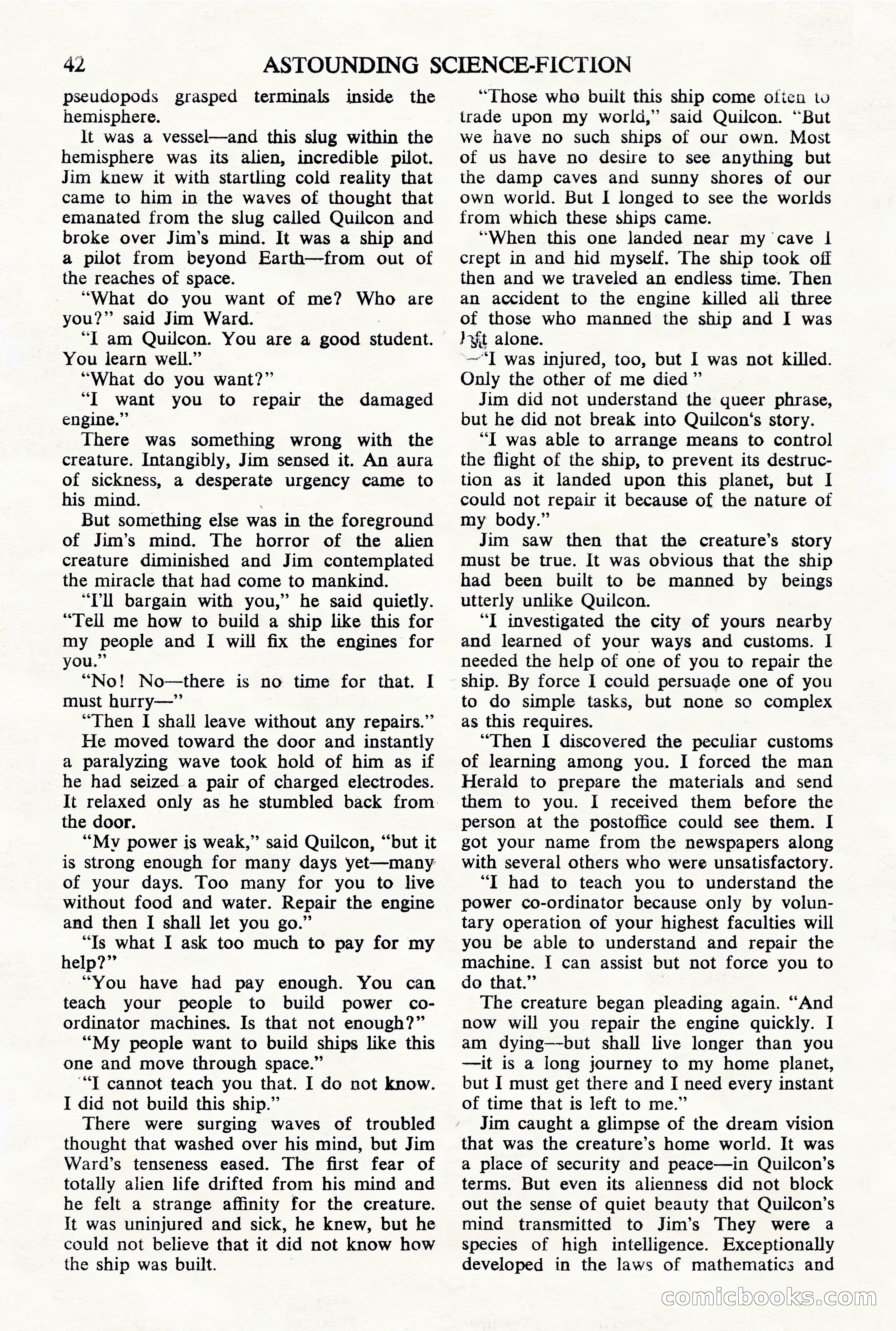 Astounding Science Fiction, British Edition — page 44 of 68