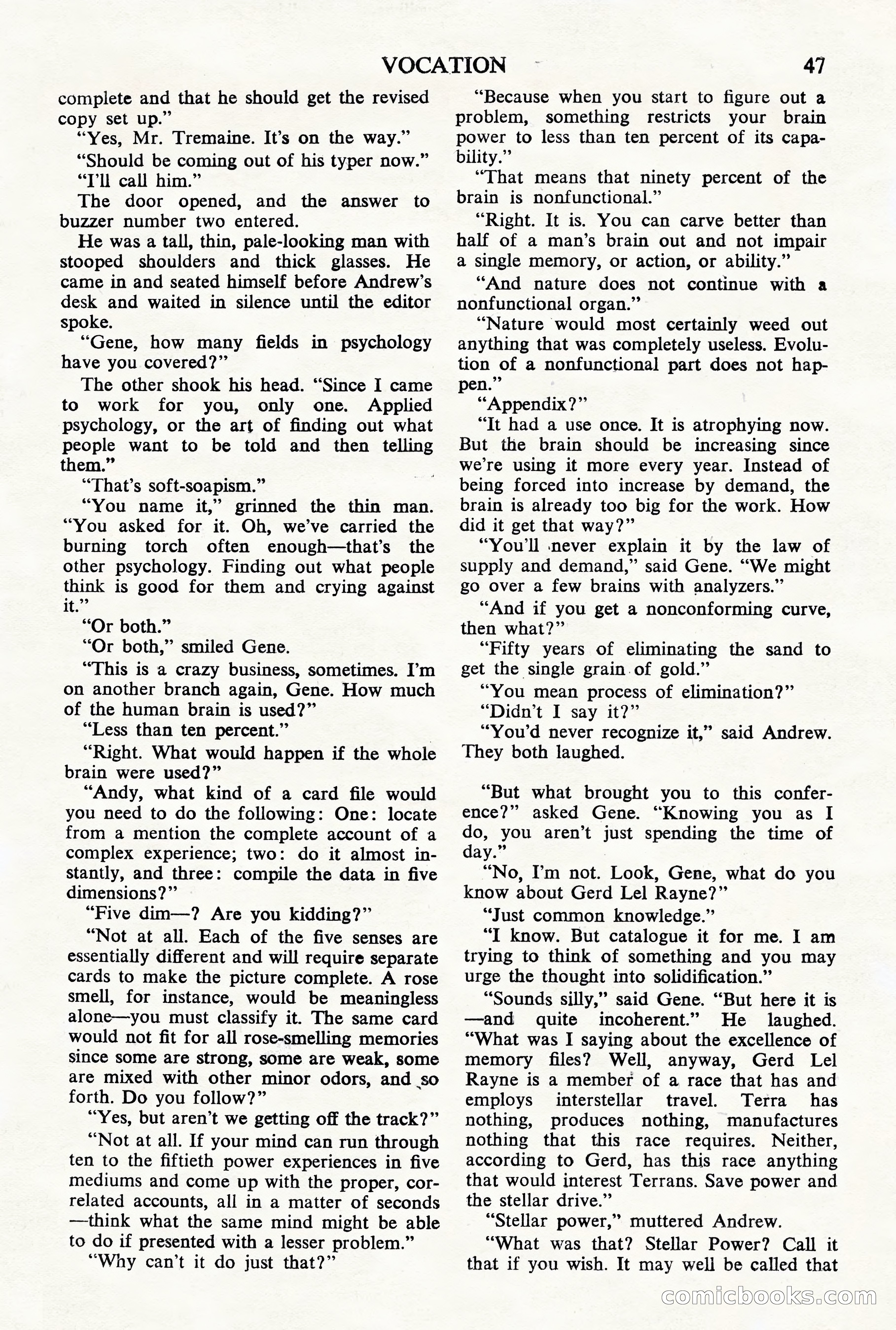 Astounding Science Fiction, British Edition — page 49 of 68
