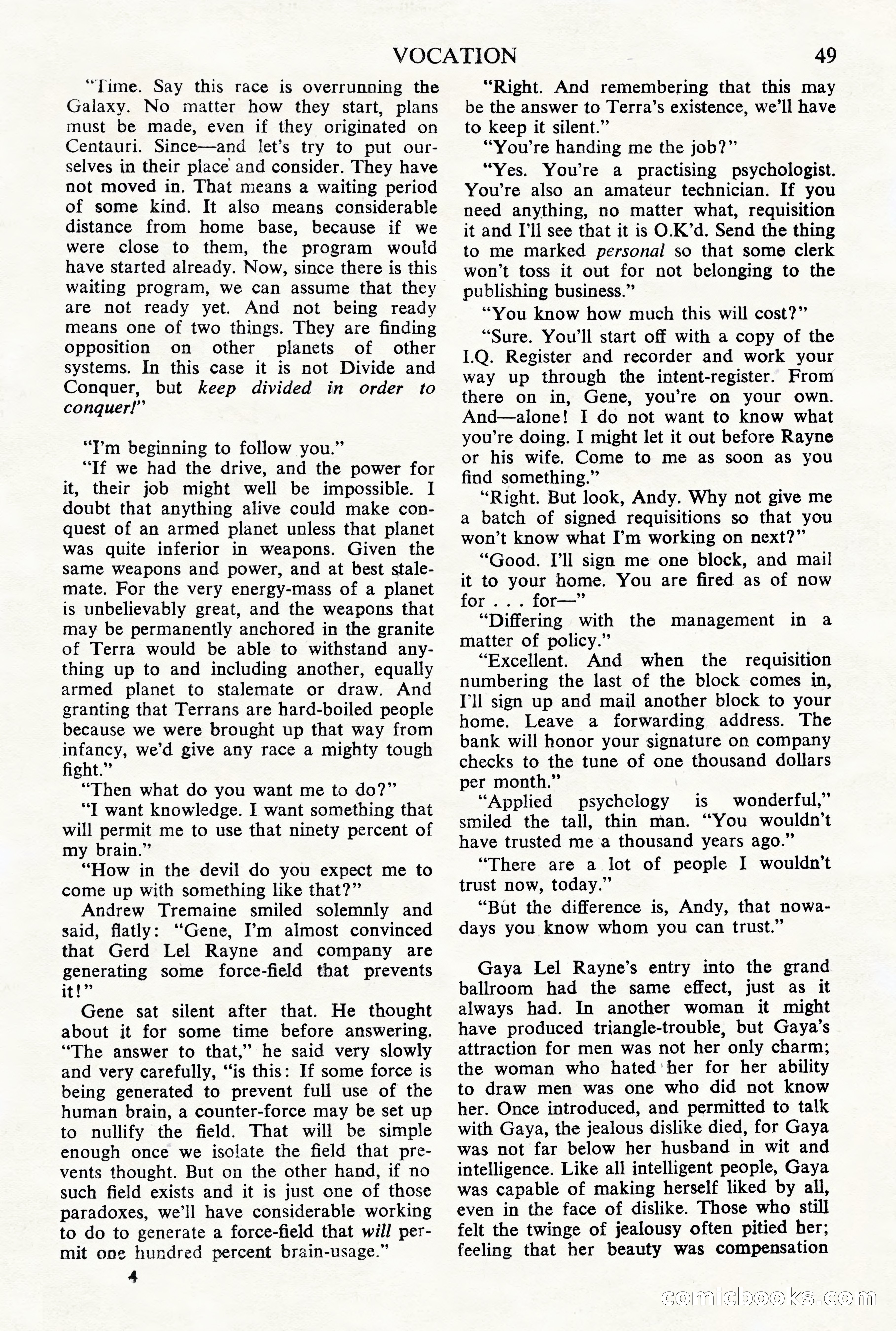 Astounding Science Fiction, British Edition — page 51 of 68
