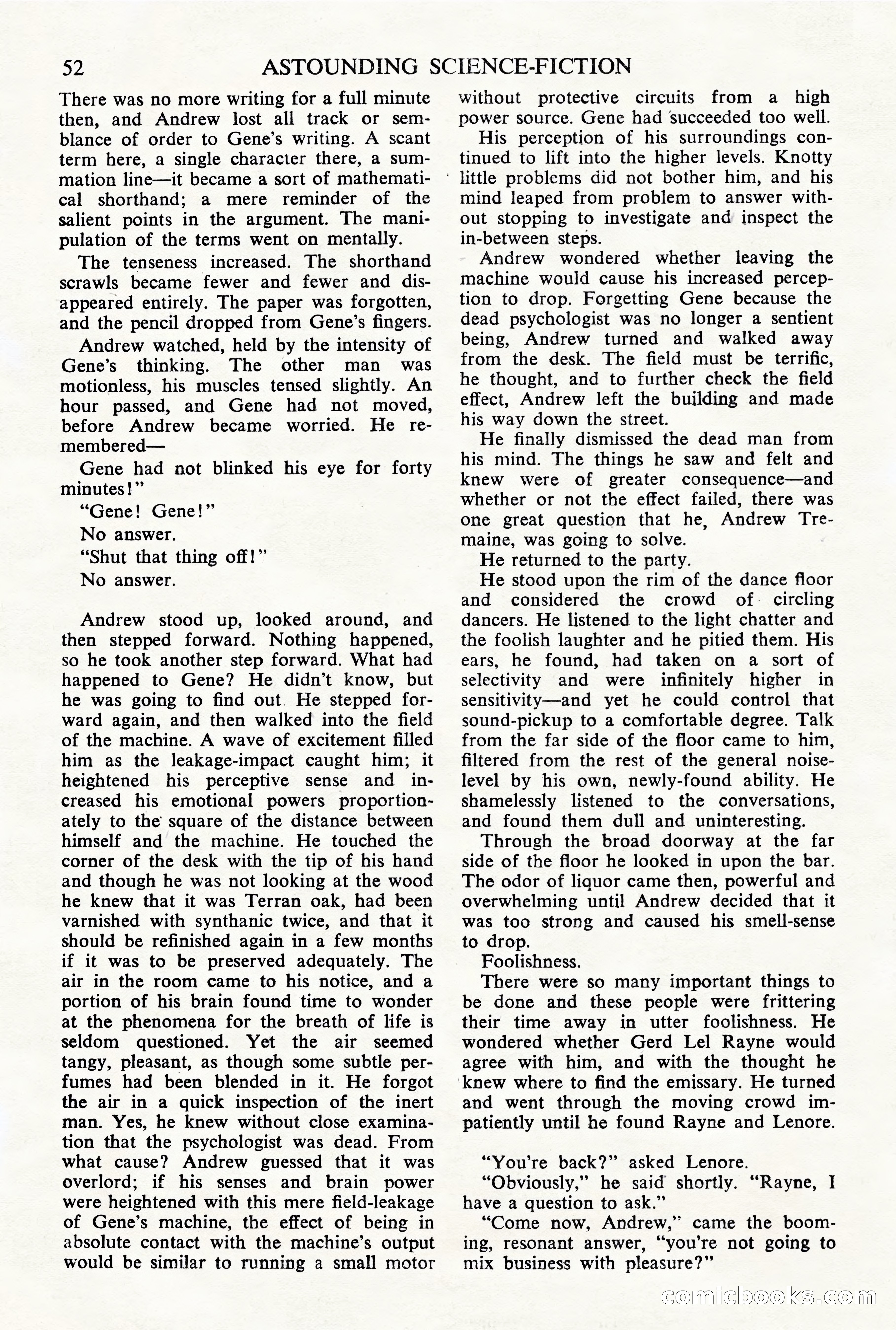 Astounding Science Fiction, British Edition — page 54 of 68
