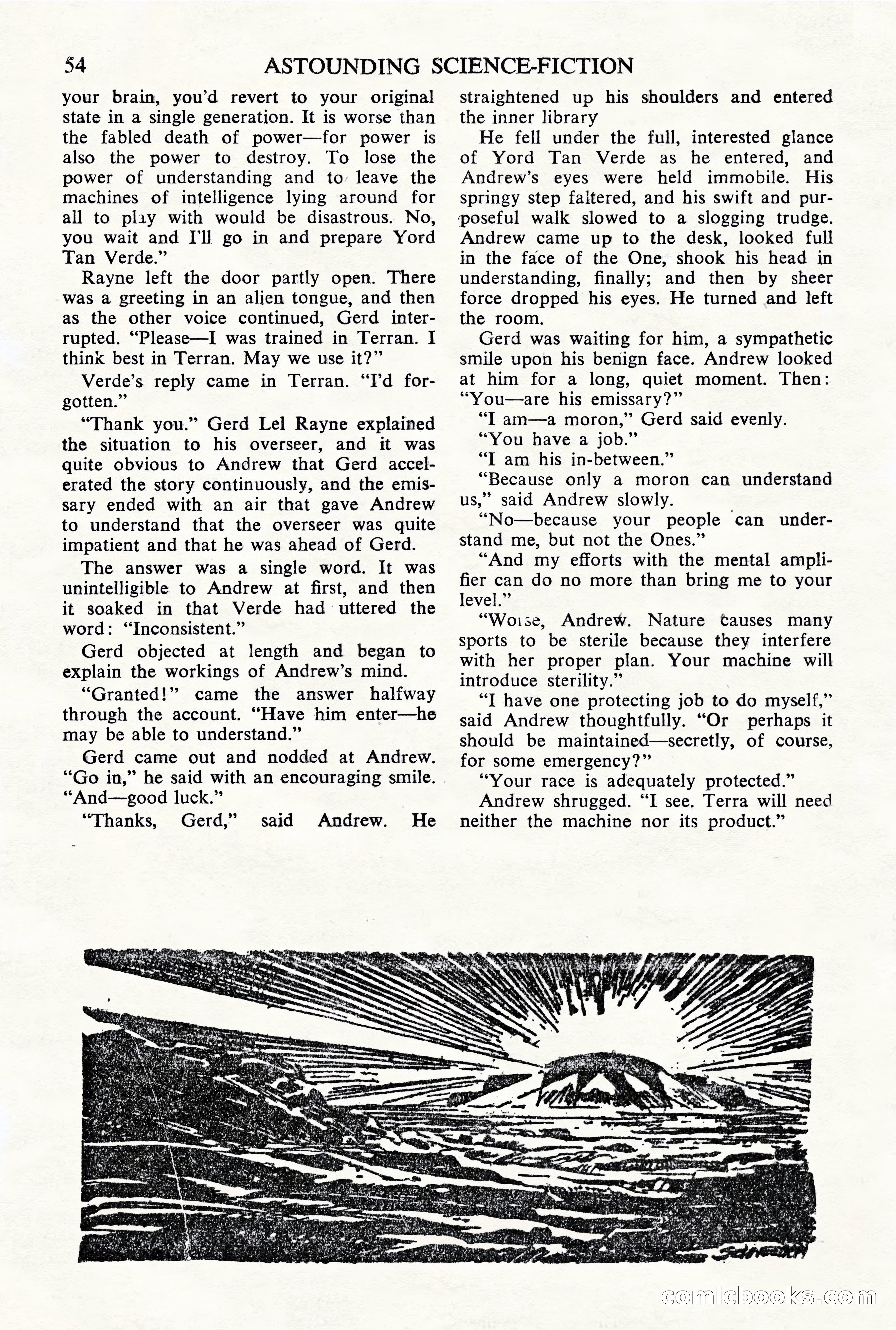 Astounding Science Fiction, British Edition — page 56 of 68