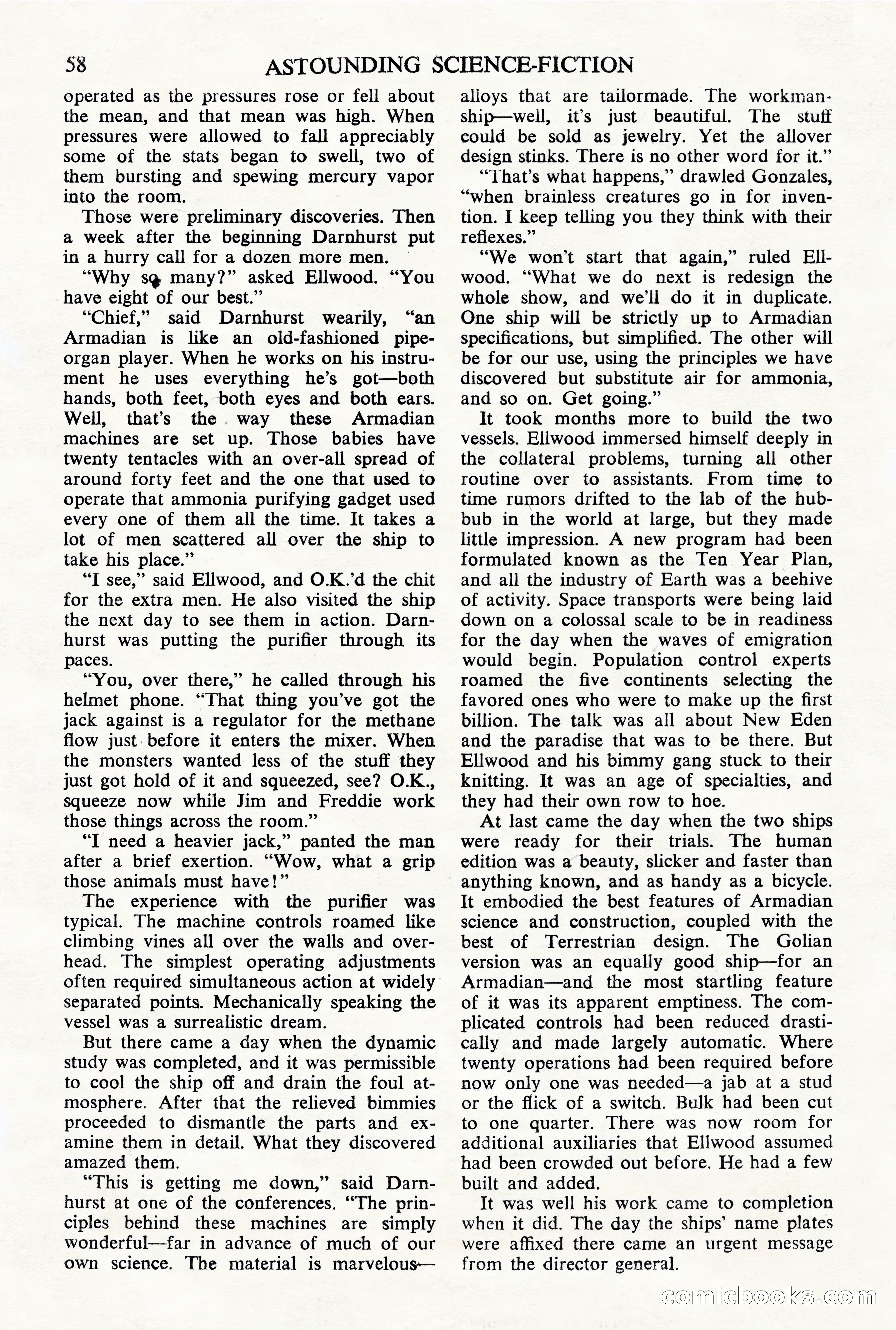 Astounding Science Fiction, British Edition — page 60 of 68