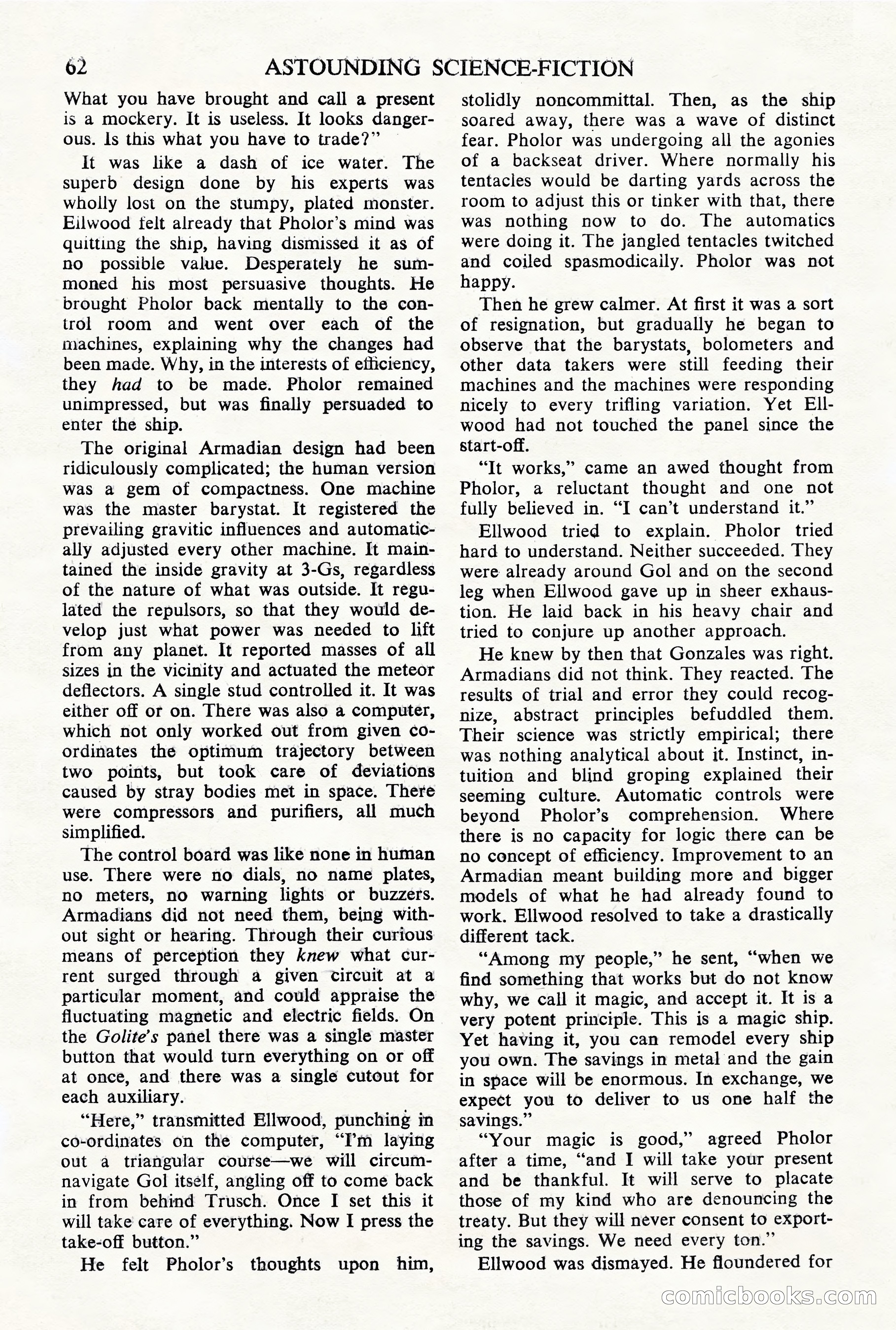 Astounding Science Fiction, British Edition — page 64 of 68