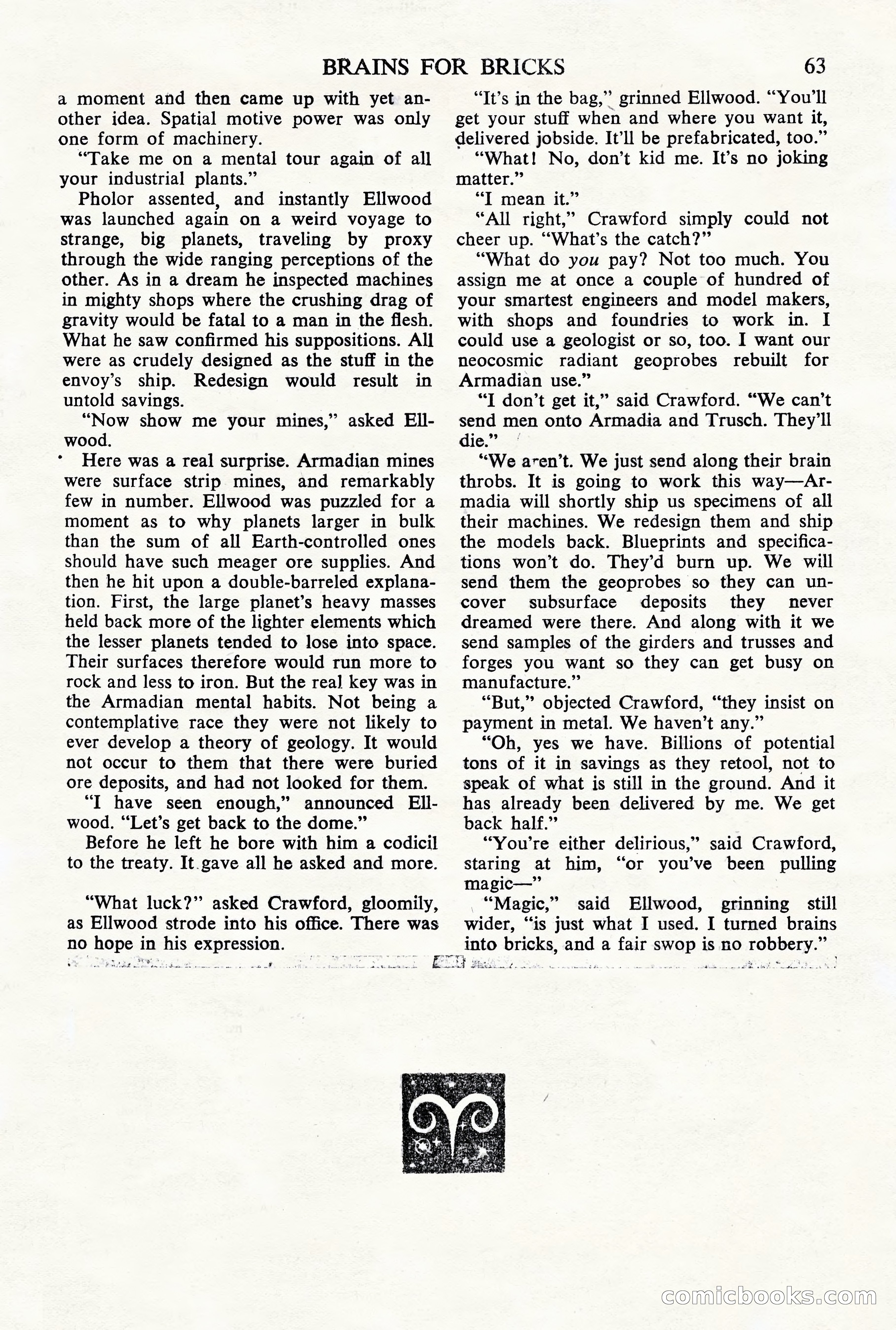 Astounding Science Fiction, British Edition — page 65 of 68