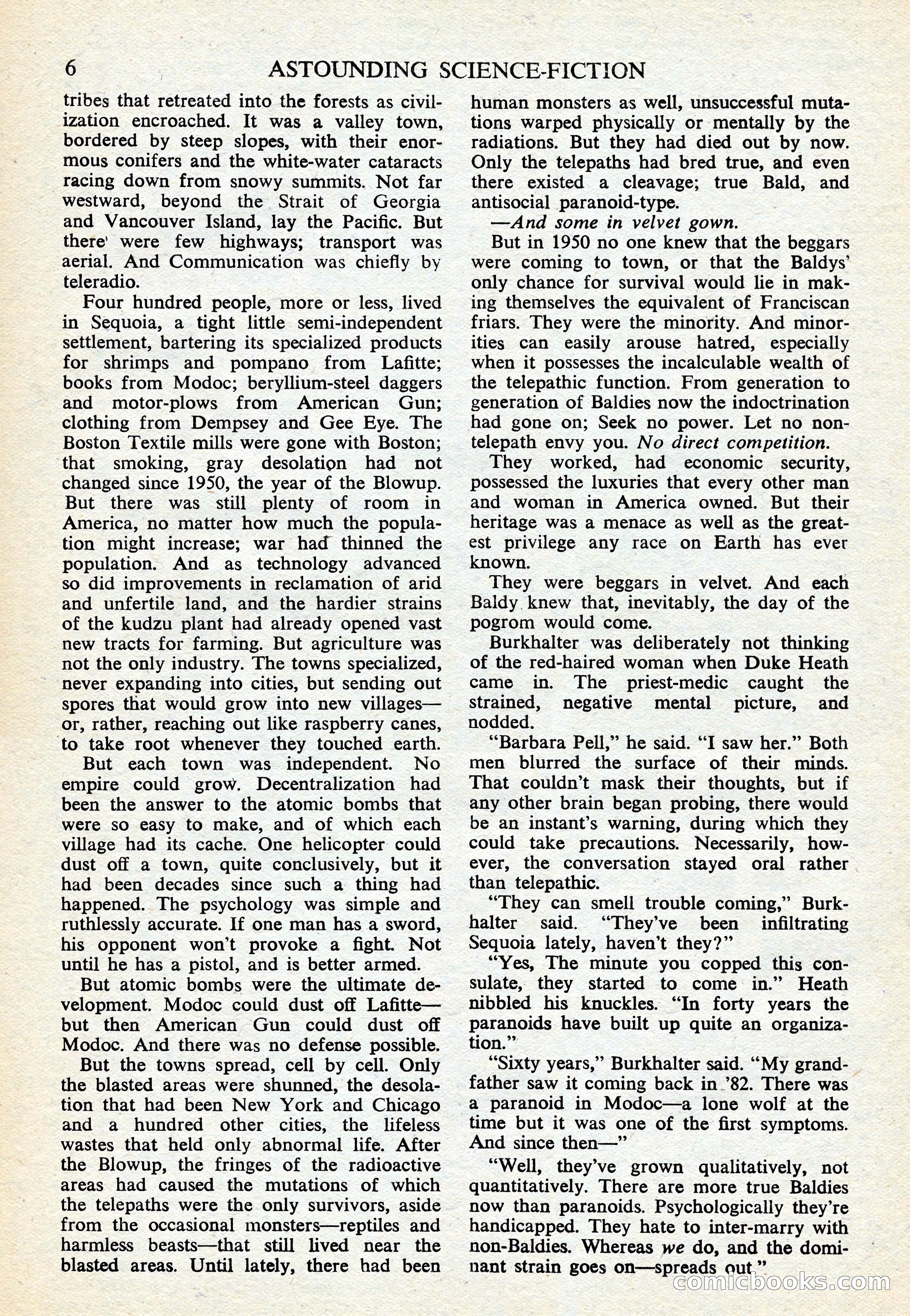 Astounding Science Fiction, British Edition — page 8 of 68