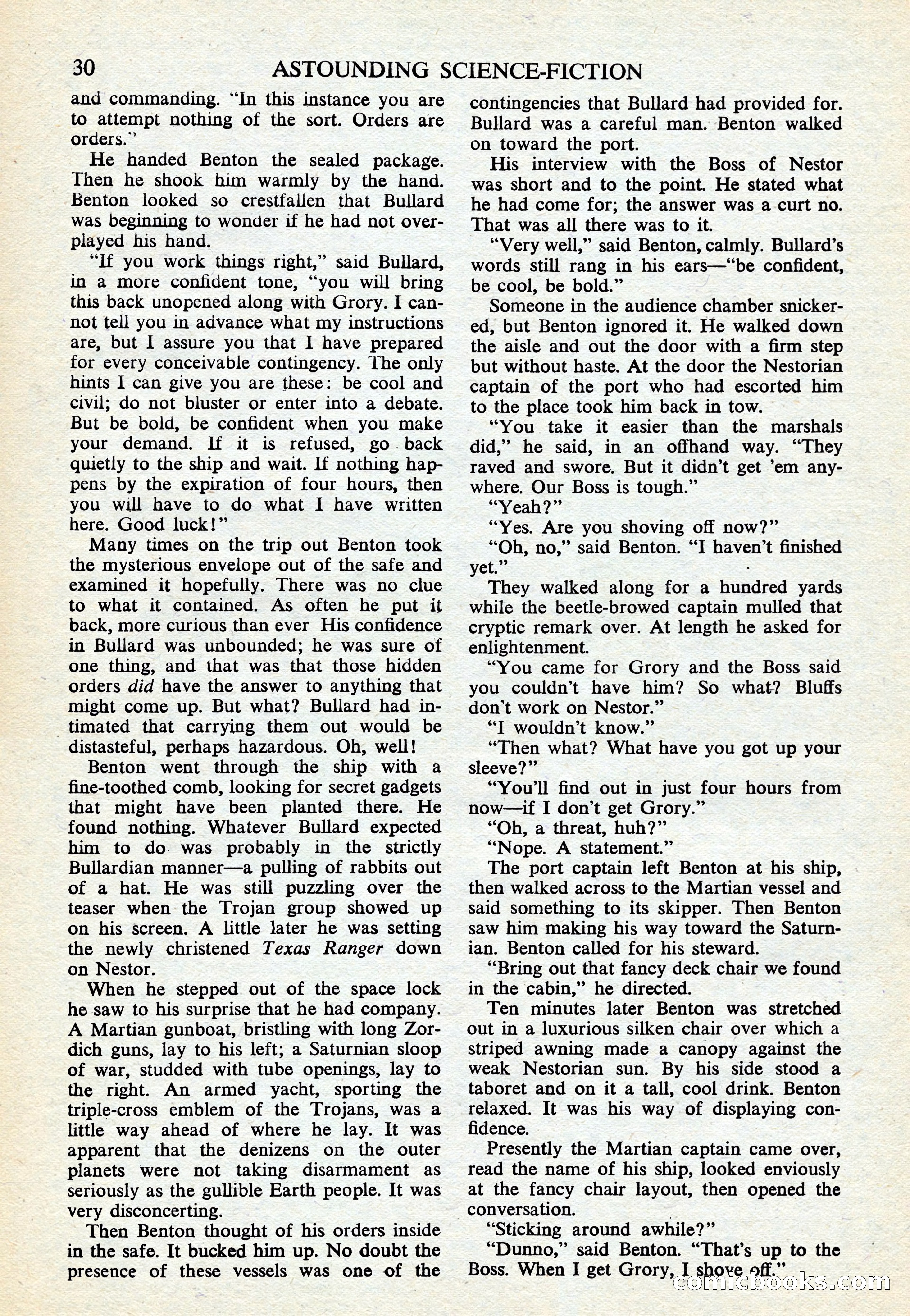Astounding Science Fiction, British Edition — page 32 of 68