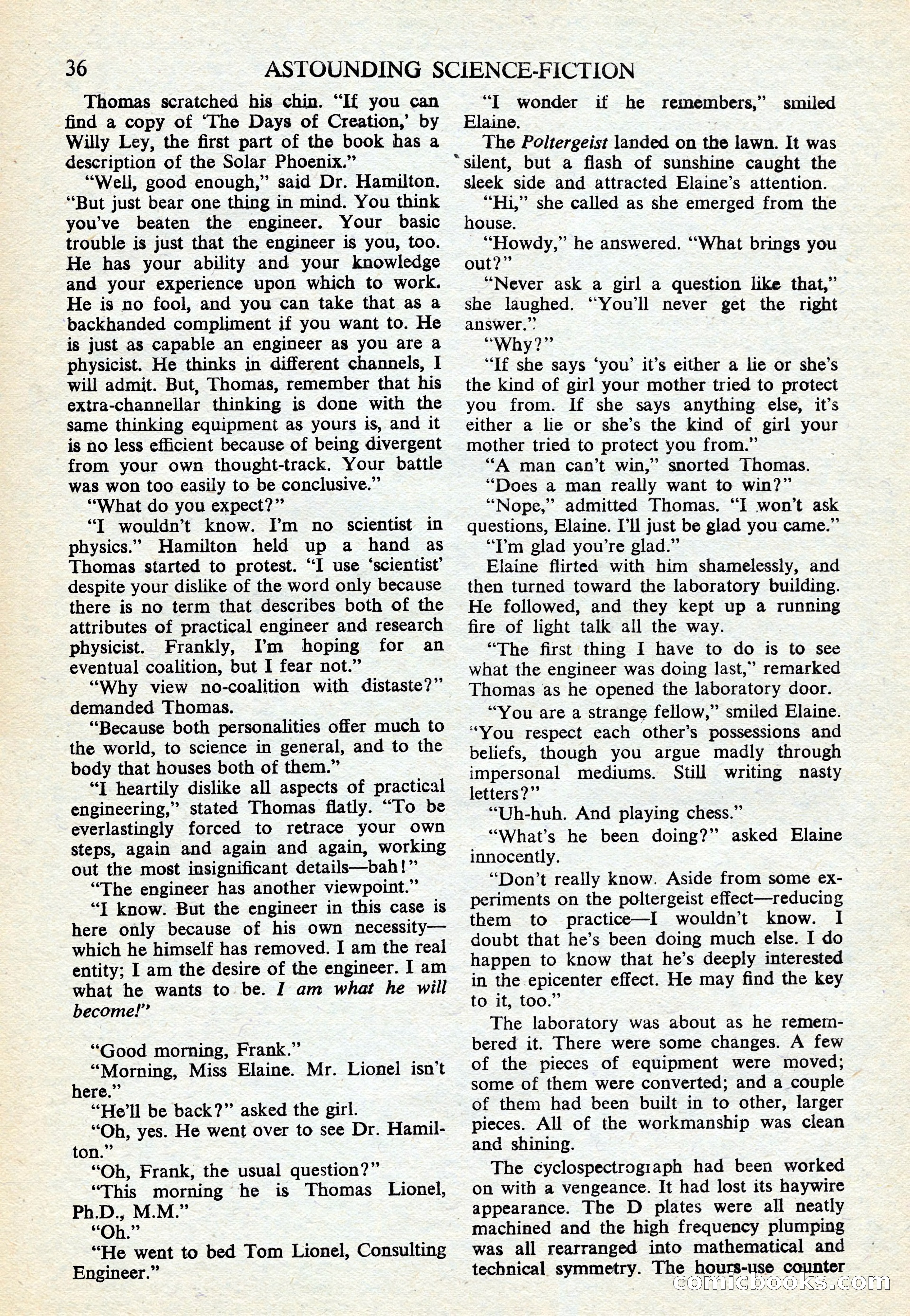 Astounding Science Fiction, British Edition — page 38 of 68