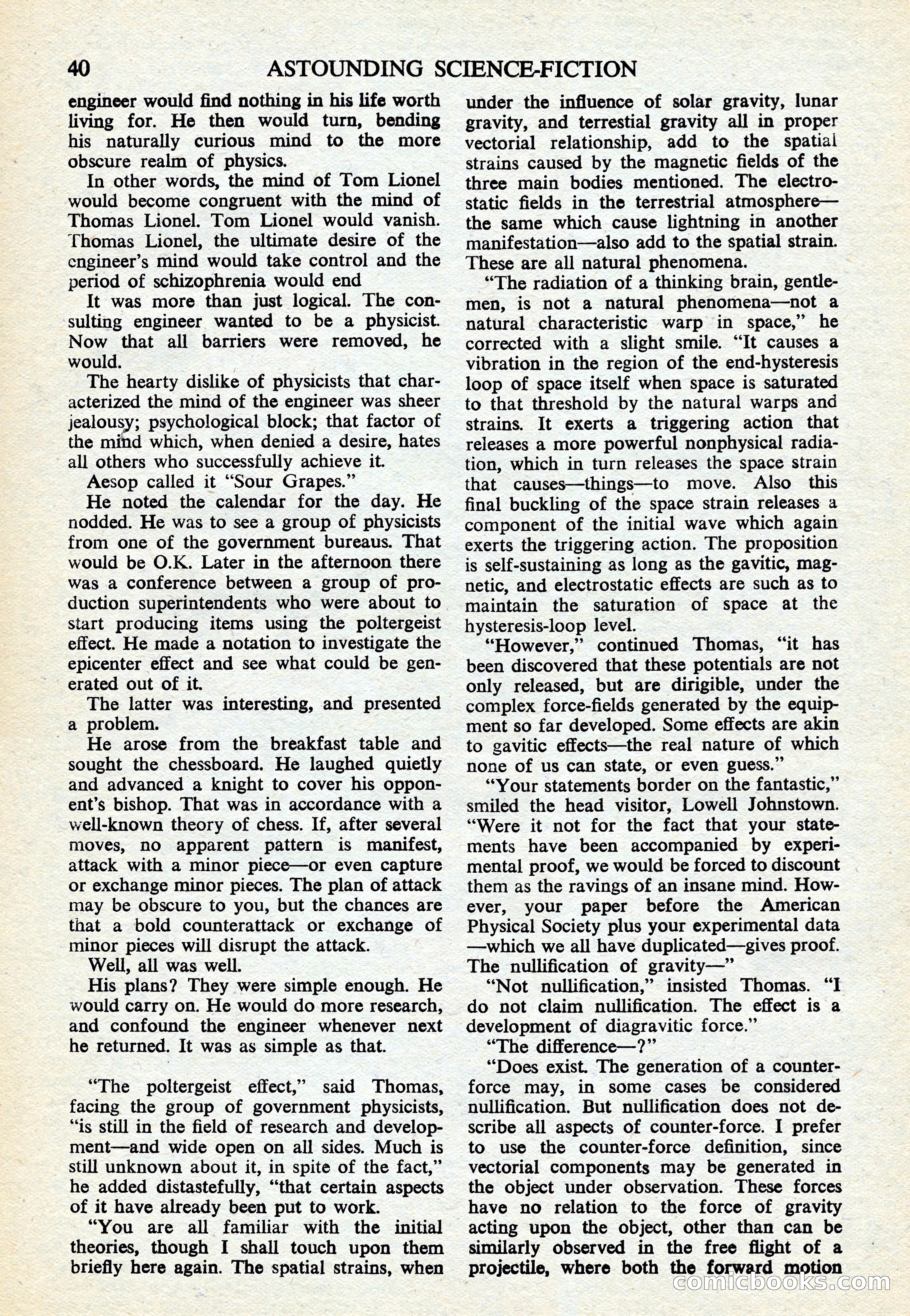 Astounding Science Fiction, British Edition — page 42 of 68