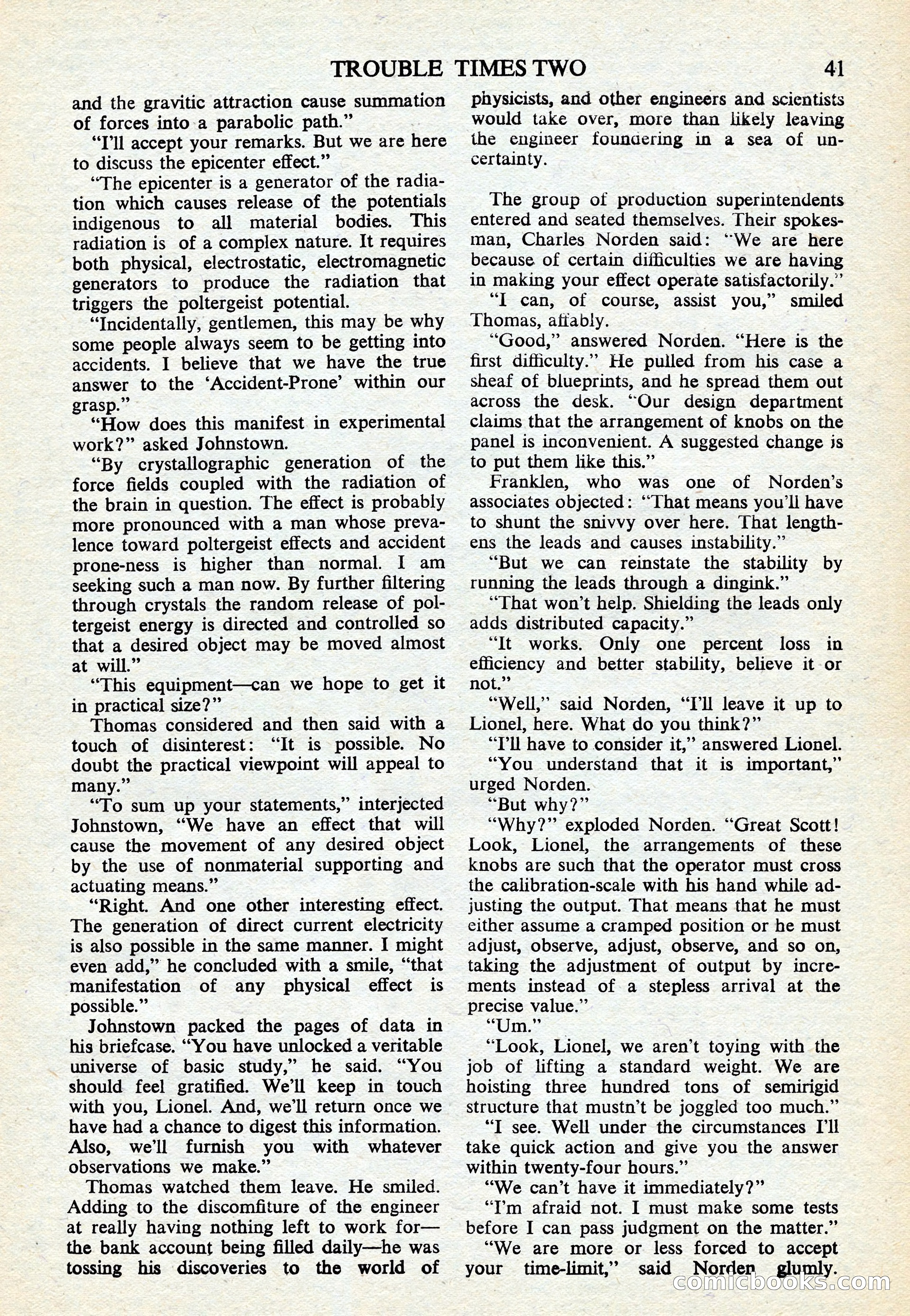 Astounding Science Fiction, British Edition — page 43 of 68