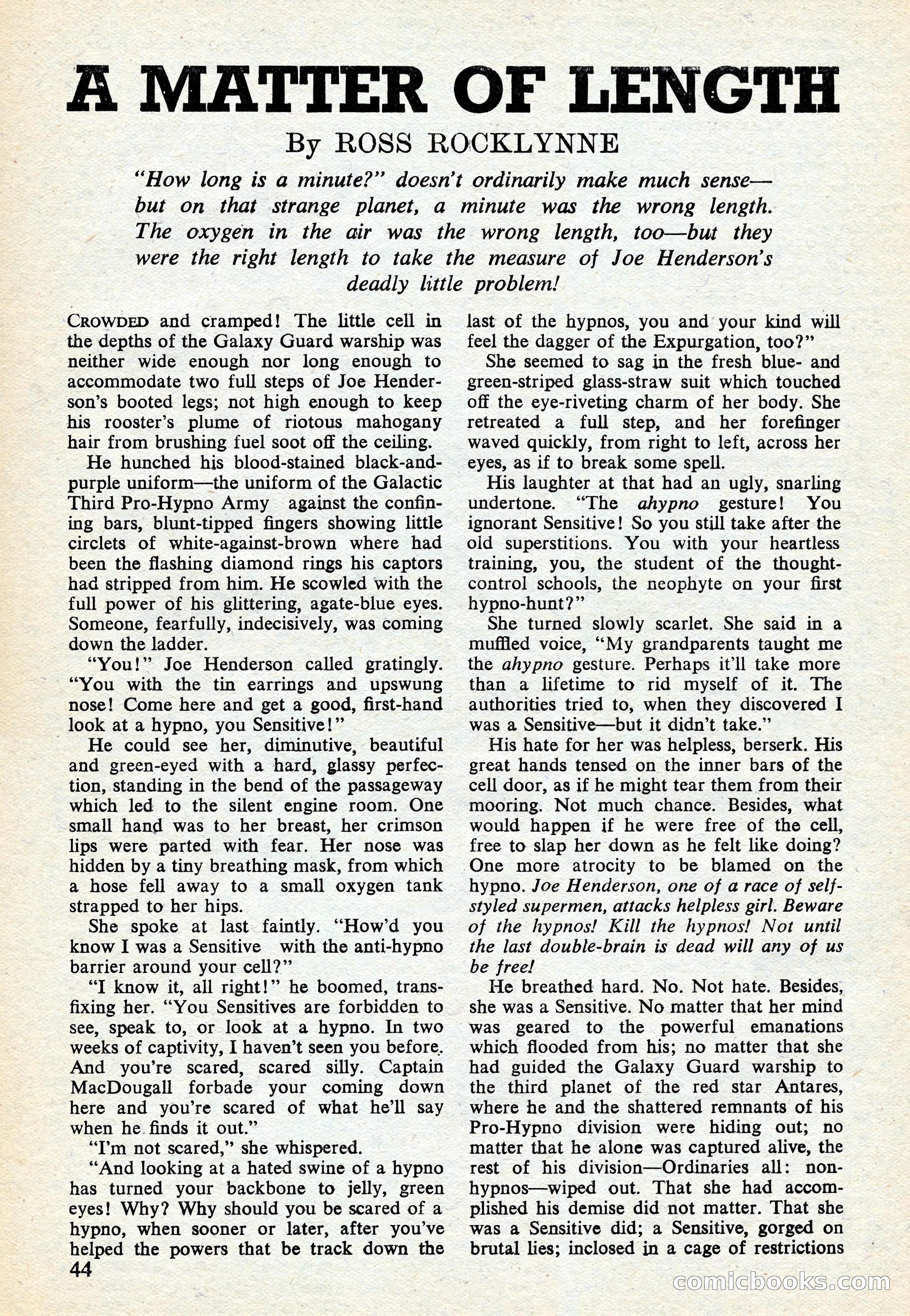 Astounding Science Fiction, British Edition — page 46 of 68