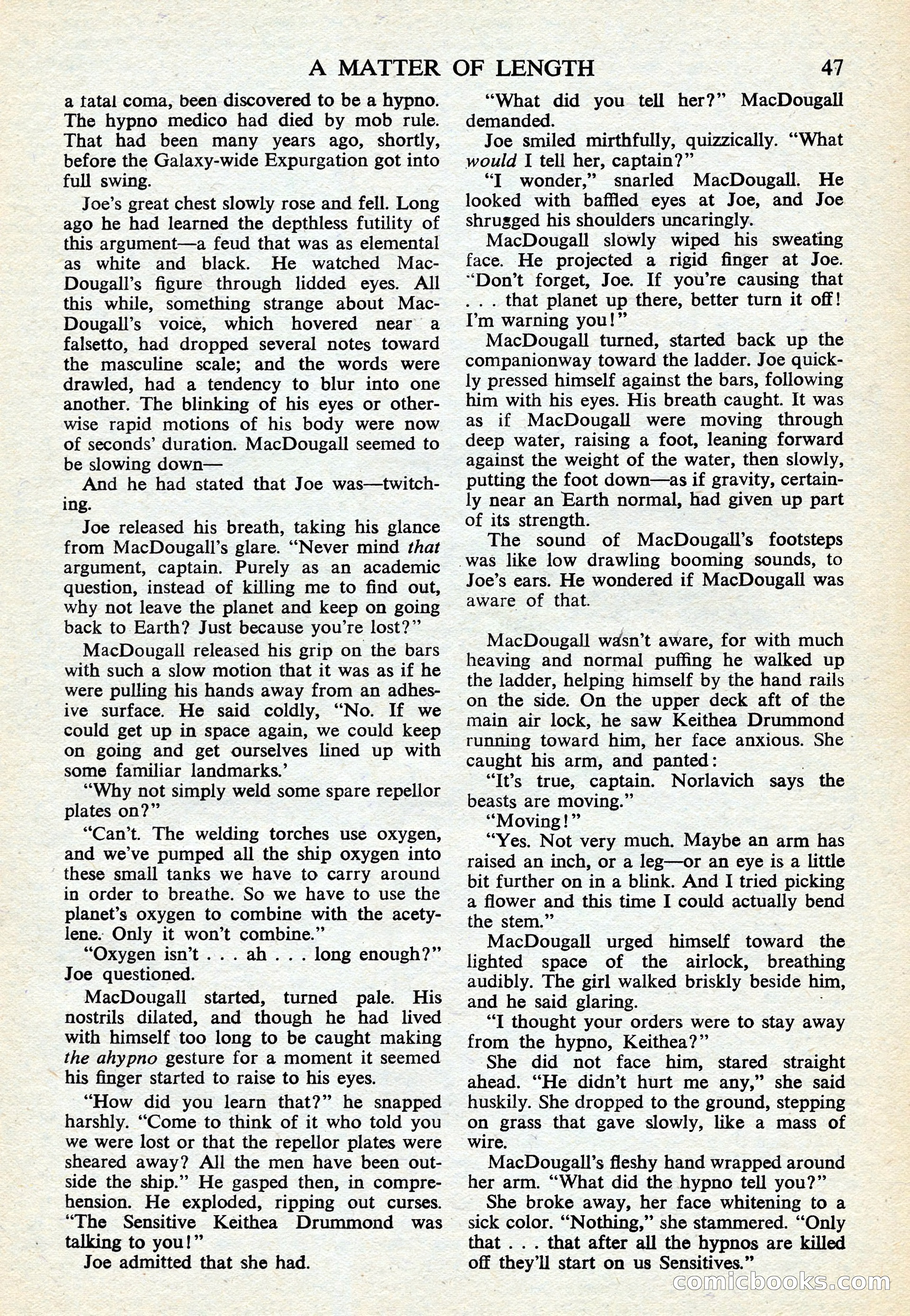 Astounding Science Fiction, British Edition — page 49 of 68